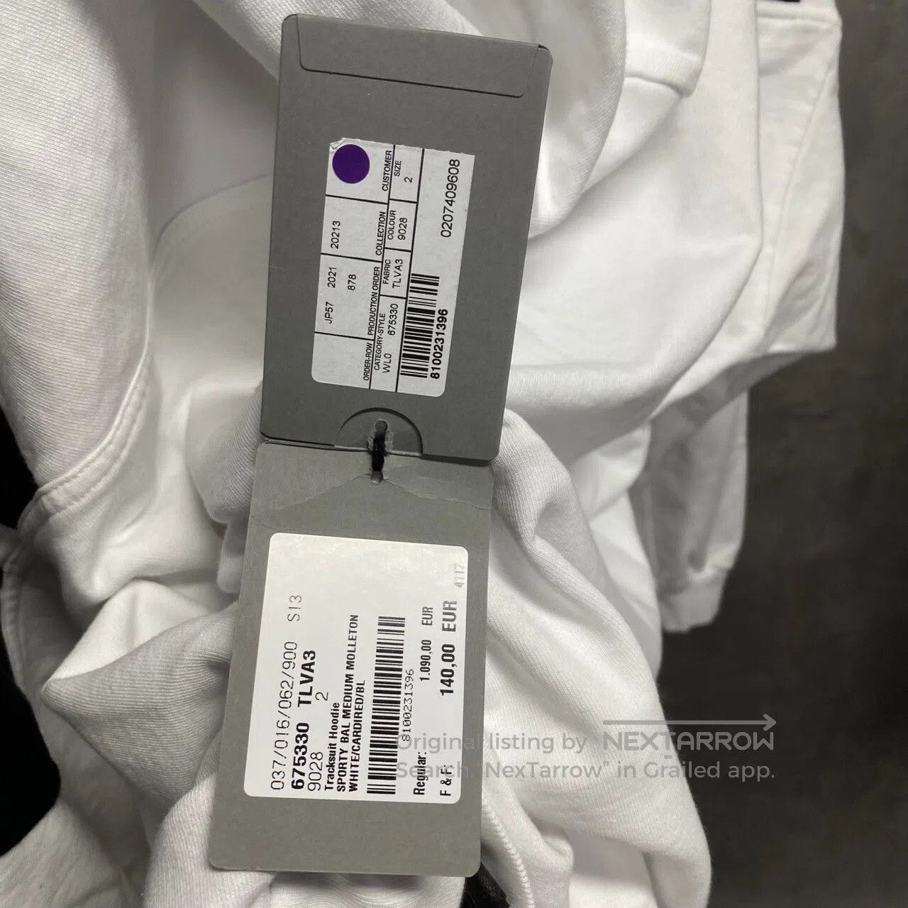 Balenciaga Balenciaga White striped embroidered logo logo uniform jac Size US M / EU 48-50 / 2 - 6 Thumbnail