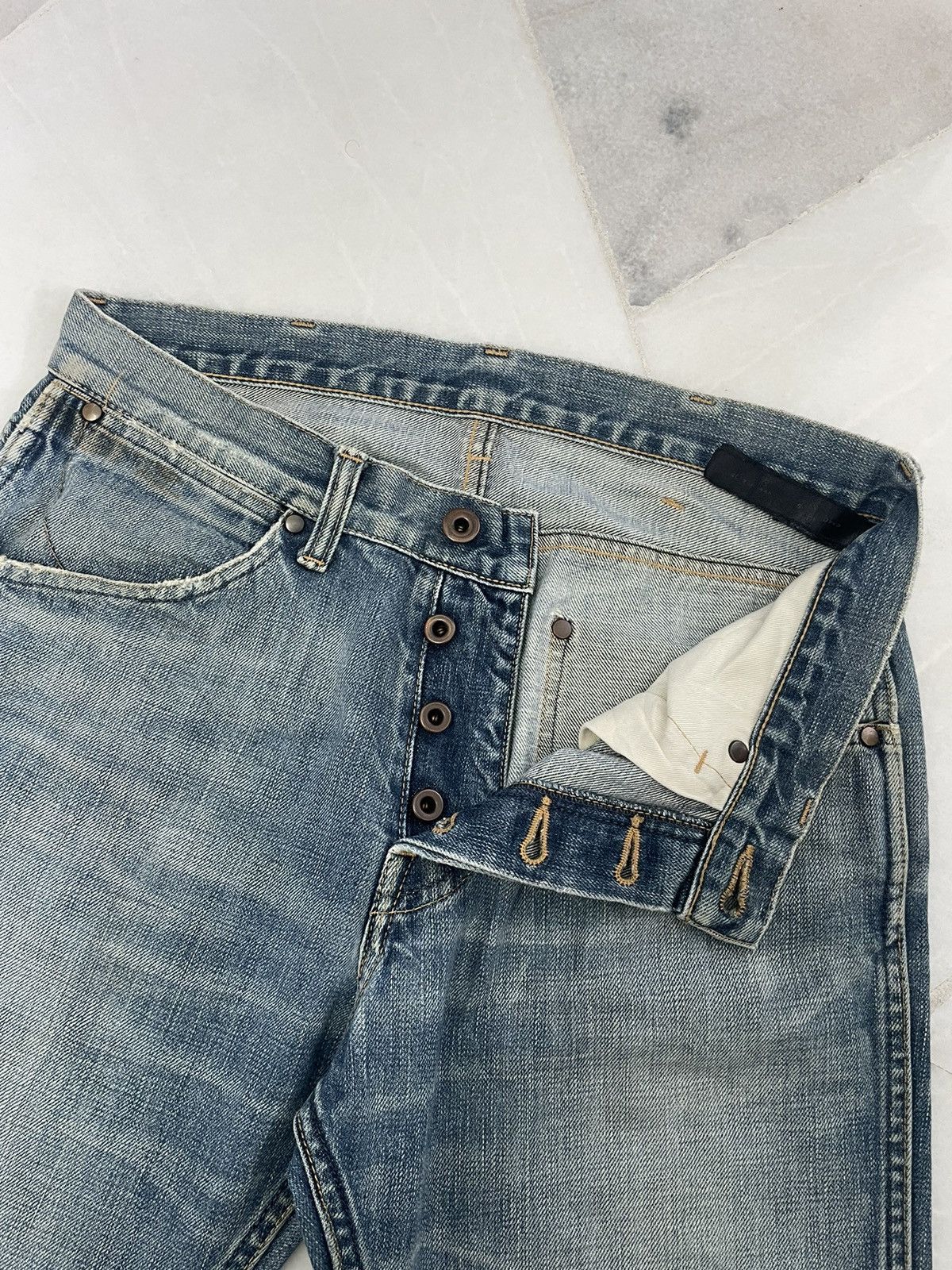 Japanese Brand Wjk curved banana flare jeans Size US 30 / EU 46 - 3 Thumbnail