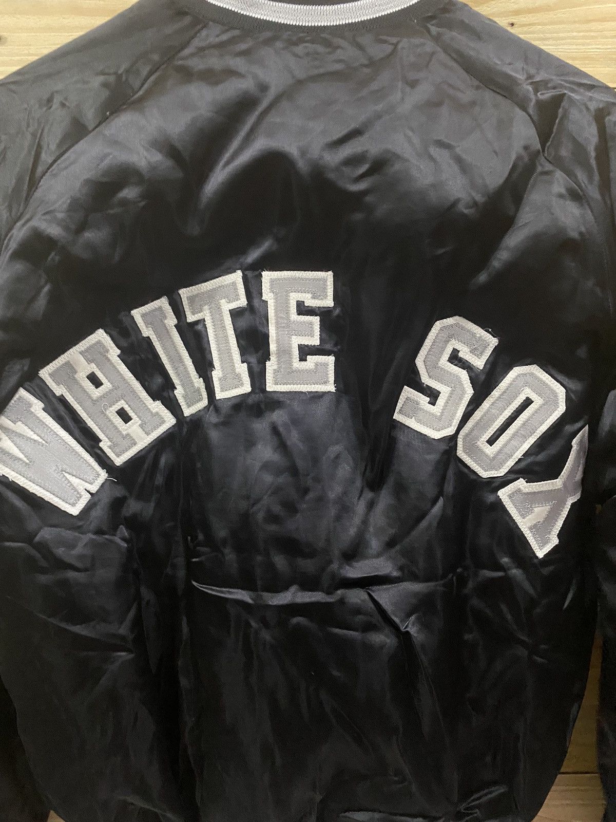MLB × Vintage Vintage made in usa chicago white sox satin jacket Size US M / EU 48-50 / 2 - 7 Thumbnail
