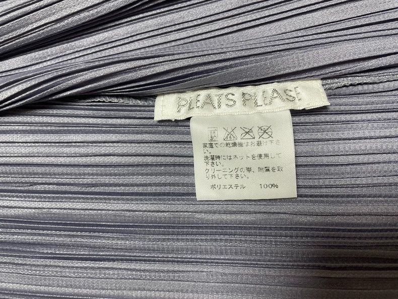 Issey Miyake Issey Miyake size:3 A vintage grey ribbon shirt Size XS / US 0-2 / IT 36-38 - 4 Thumbnail