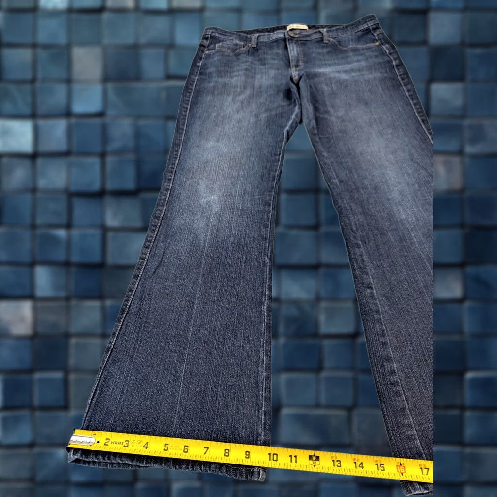 Lee LEE Riders Jeans Bootcut Blue 18L Women Plus 18 Long Denim 5-Pocket Embroidered Back Pocket Size 40" / US 18 - 1 Thumbnail