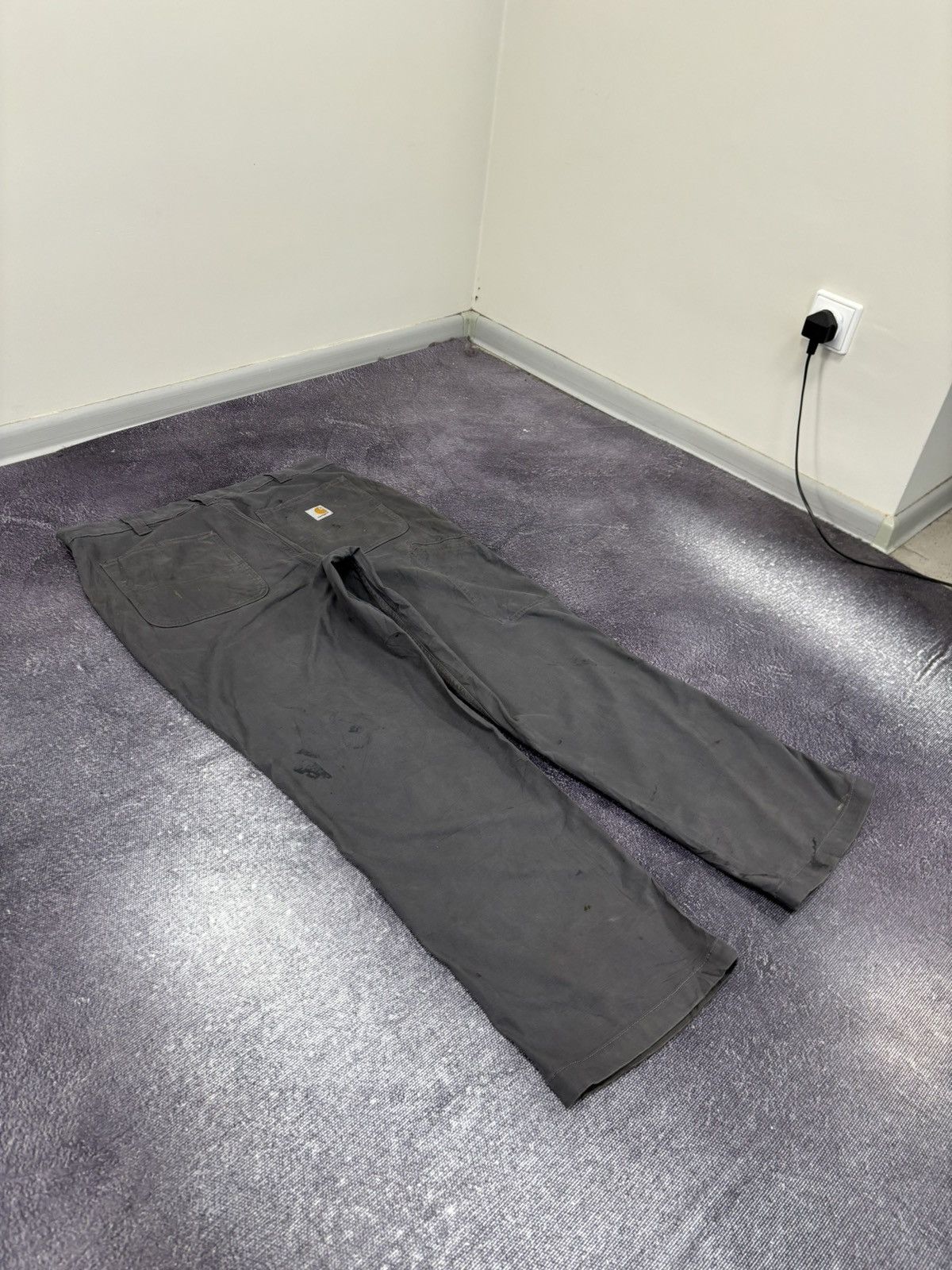 Carhartt Vintage Carhartt Y2K Gray Work Hype Relaxed Fit Baggy Pants Size US 36 / EU 52 - 3 Thumbnail