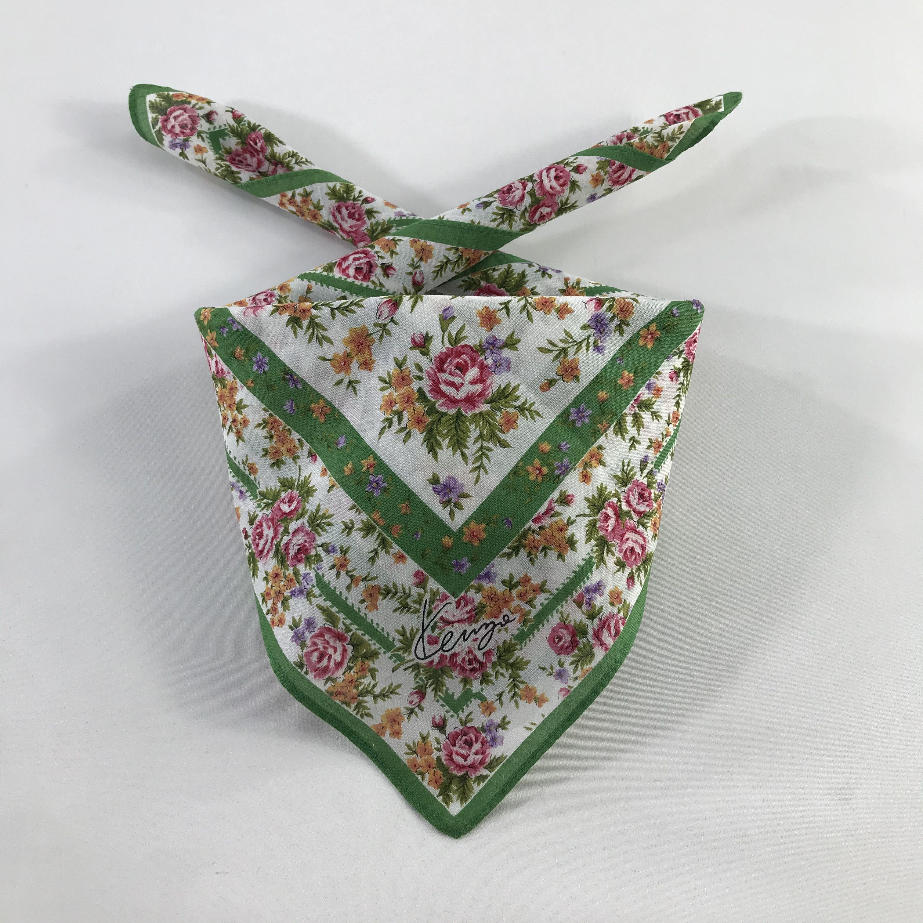 Kenzo × Vintage Kenzo Bandana / Handkerchief / Neckerchief - S571 Size ONE SIZE - 3 Thumbnail