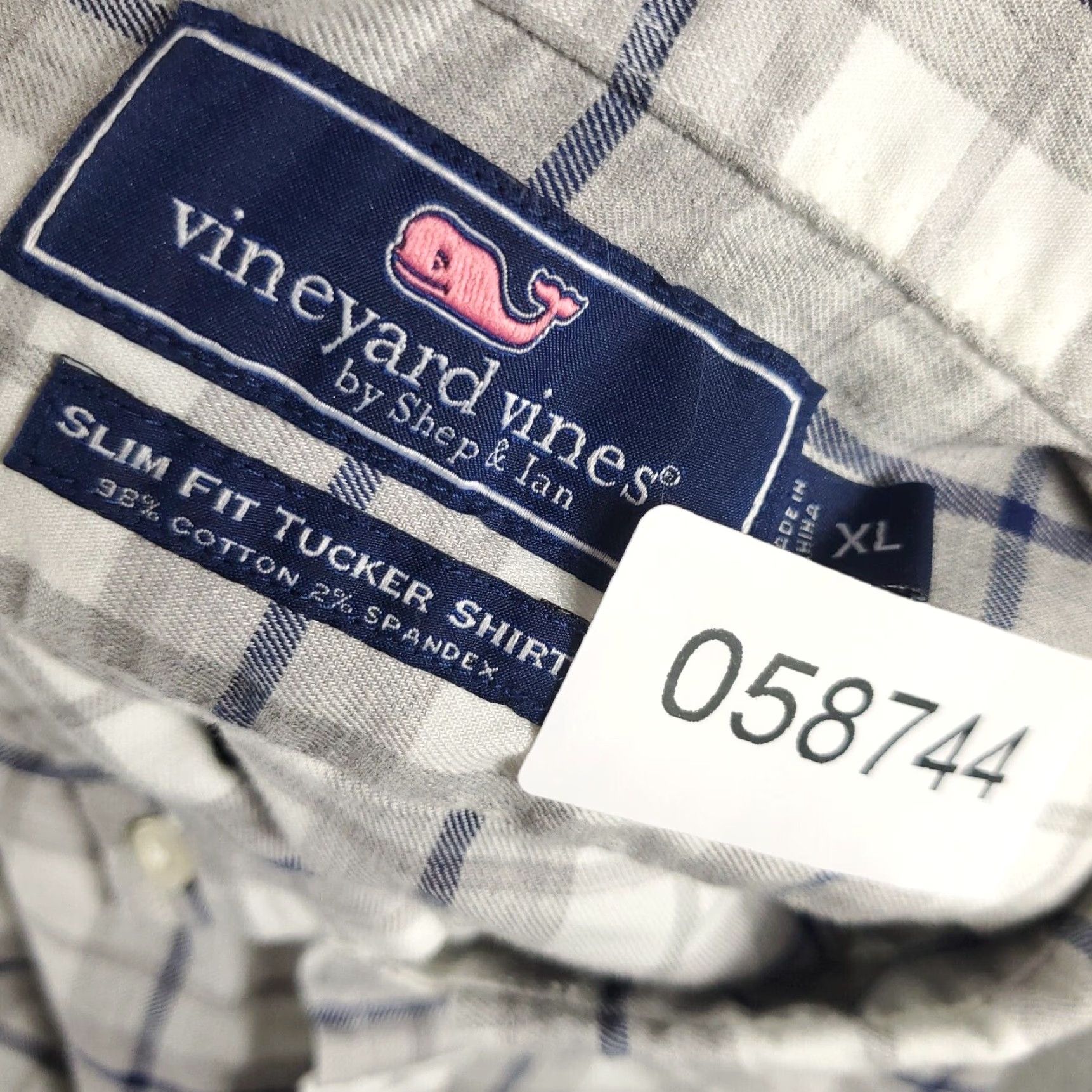 Vineyard Vines VINTAGE Vineyard Vines Shirt Men's XL Gray Plaid Button-Up Casual Shirt Size US XL / EU 56 / 4 - 8 Thumbnail