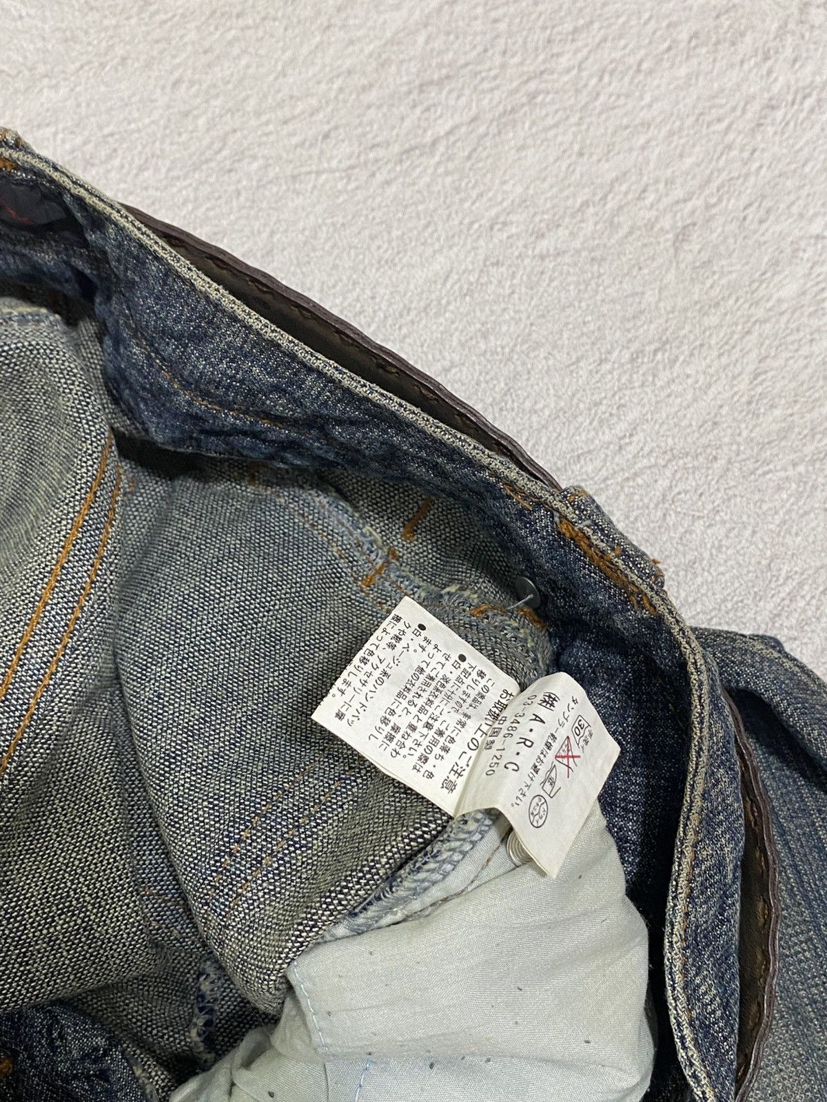 Japanese Brand SICK💰 A.R.C Flared Distresssed Jeans Size US 29 - 9 Thumbnail