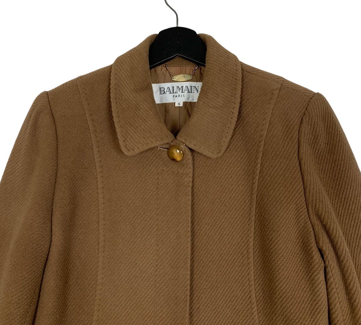 Balmain vintage Balmain Paris Designer Luxury Coat OverCoat Size S / US 4 / IT 40 - 3 Thumbnail