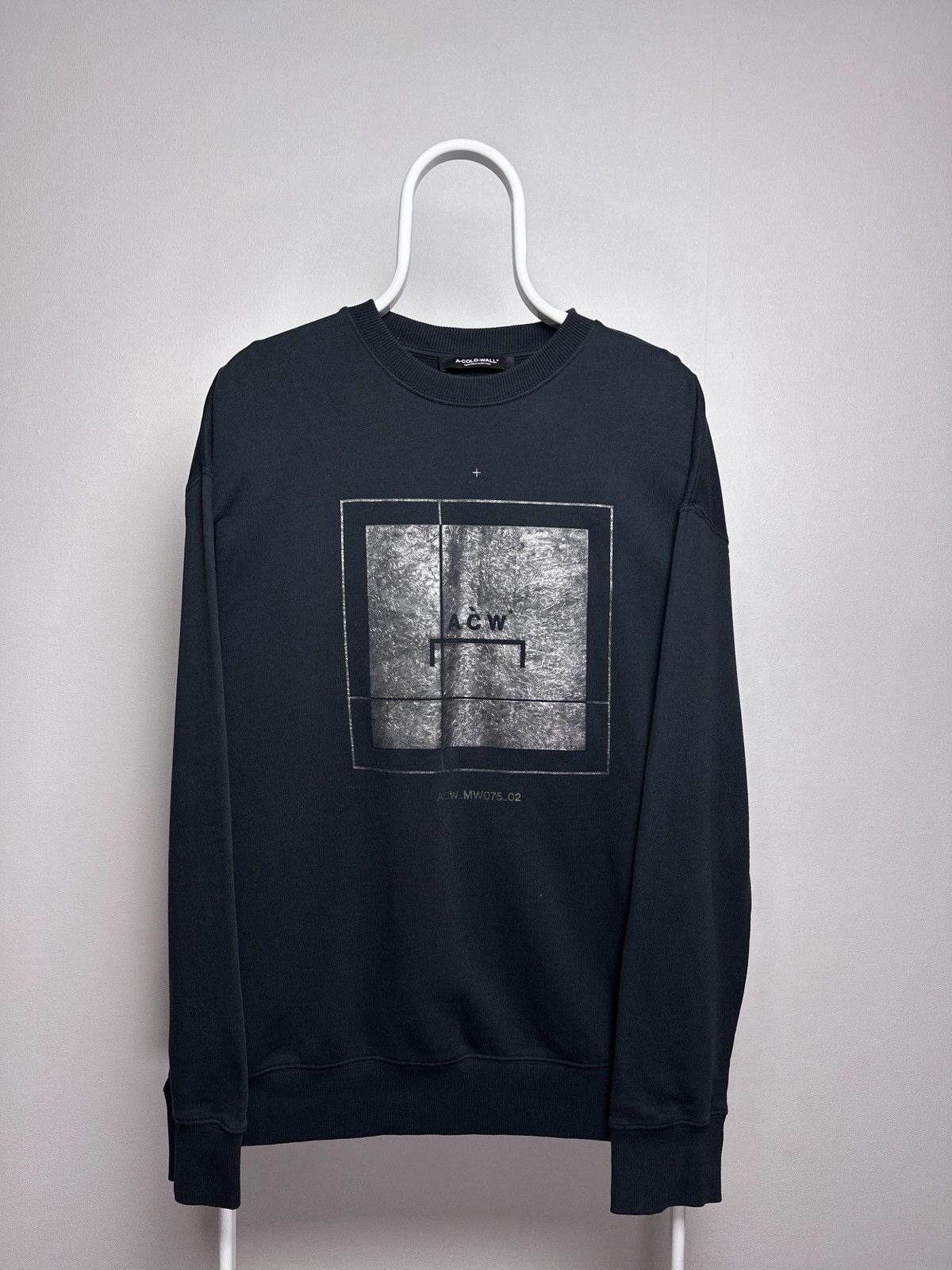 A-COLD-WALL* A-COLD-WALL Foil Grid Crewneck Sweatshirt Size XS Size US XS / EU 42 / 0 - 1 Thumbnail