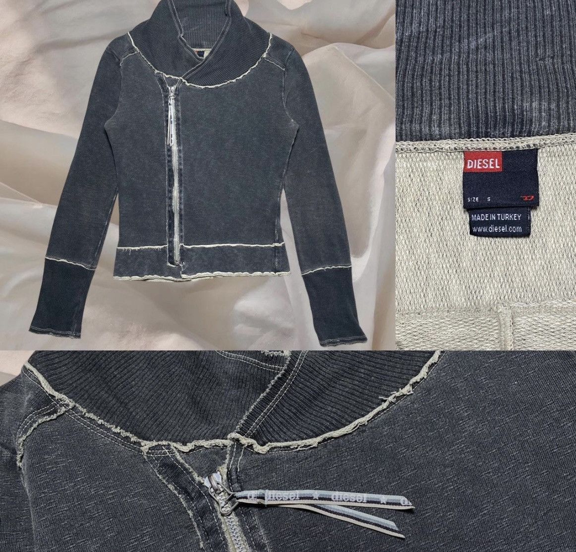Diesel Diesel Archive Gorpcore Distressed Jumper Size S / US 4 / IT 40 - 4 Thumbnail