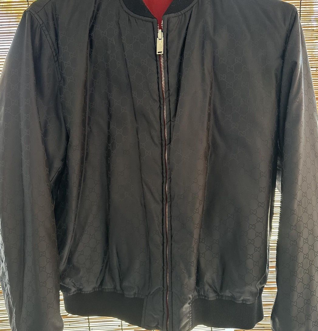 Gucci Gucci Reversible Bomber Red/Black Large Size US L / EU 52-54 / 3 - 2 Thumbnail
