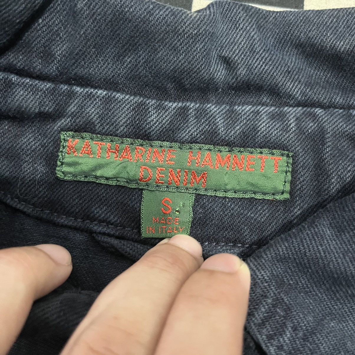 Katharine Hamnett London Vintage 90s Katharine Hamnett London Navy Denim Vest Size US S / EU 44-46 / 1 - 3 Thumbnail