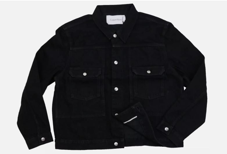 Calvin Klein Selvedge Denim Utility Jacket Men's CK New