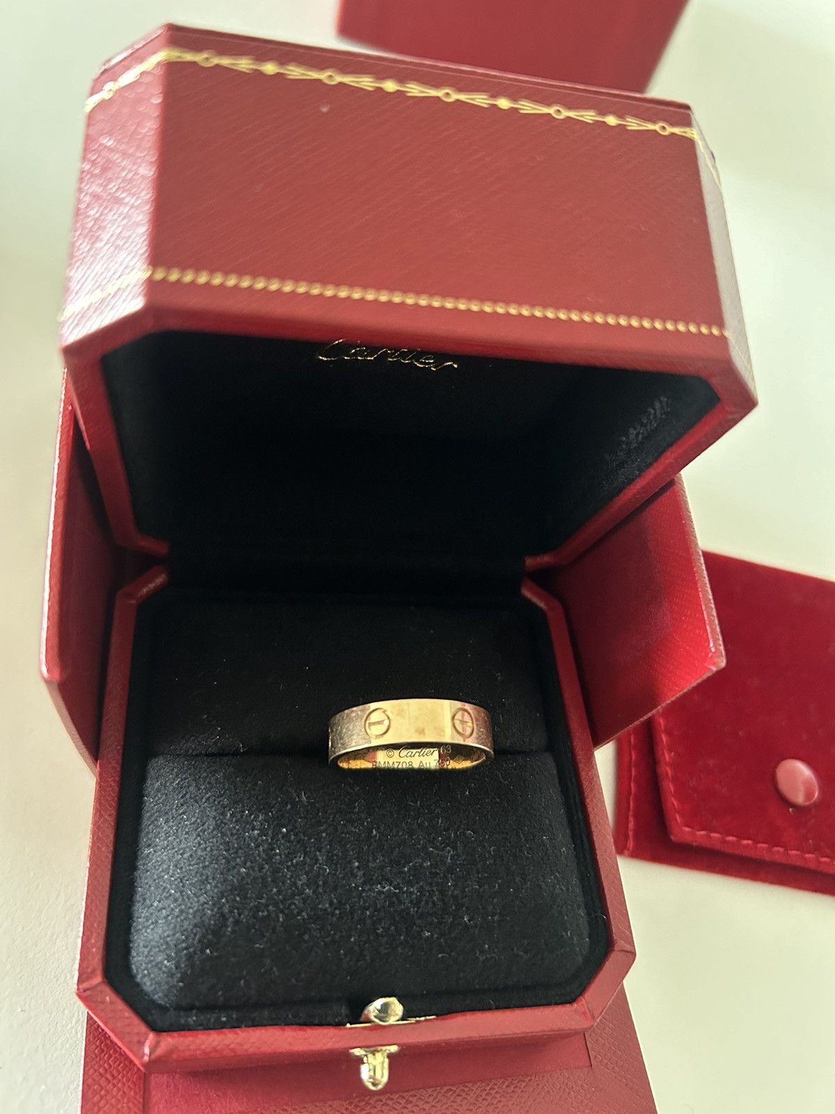 Cartier Cartier Love Ring Rose Gold, EU 63/2,48inch Size ONE SIZE - 11 Thumbnail