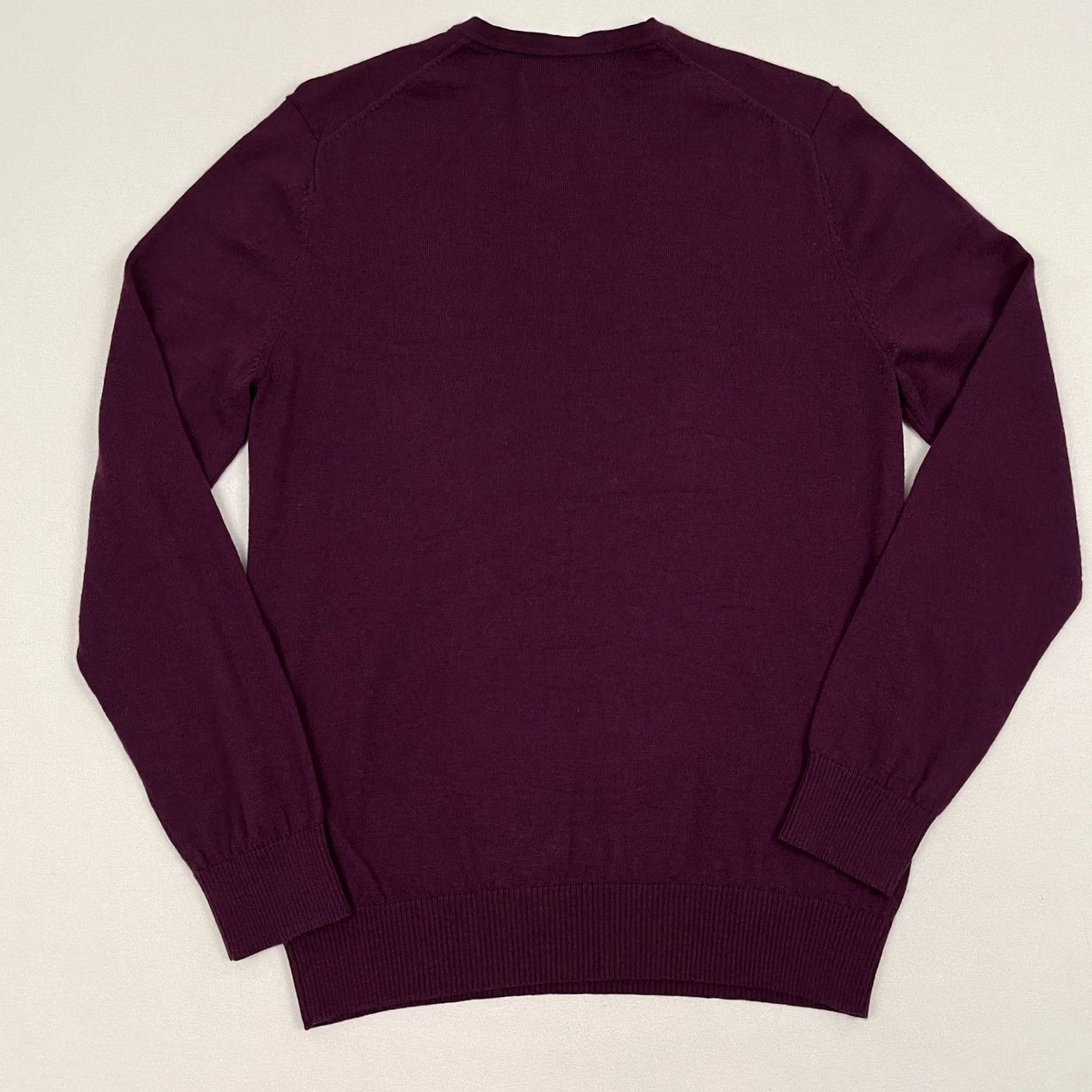 Charles Tyrwhitt Charles Tyrwhitt Sweater Mens M Merino Wool Deep Fuchsia Purple Smart Casual LS Size US M / EU 48-50 / 2 - 7 Thumbnail