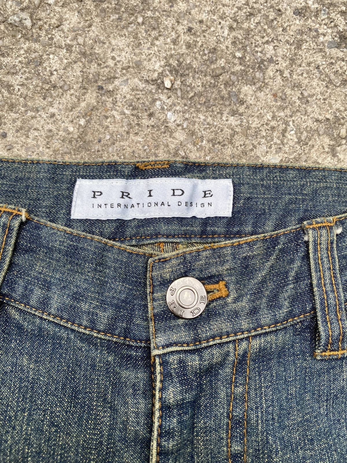 If Six Was Nine × Japanese Brand × Tornado Mart 1990s - Pride International Design Flare Jeans Size US 30 / EU 46 - 14 Thumbnail