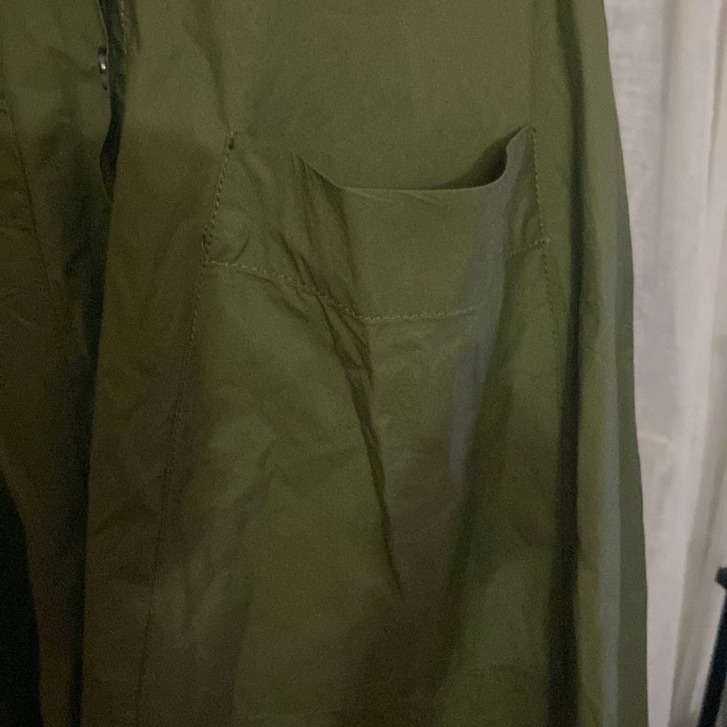 Other Saloni Zoe zoey dress cutout uk 8 is US 4 military green Size S / US 4 / IT 40 - 8 Thumbnail