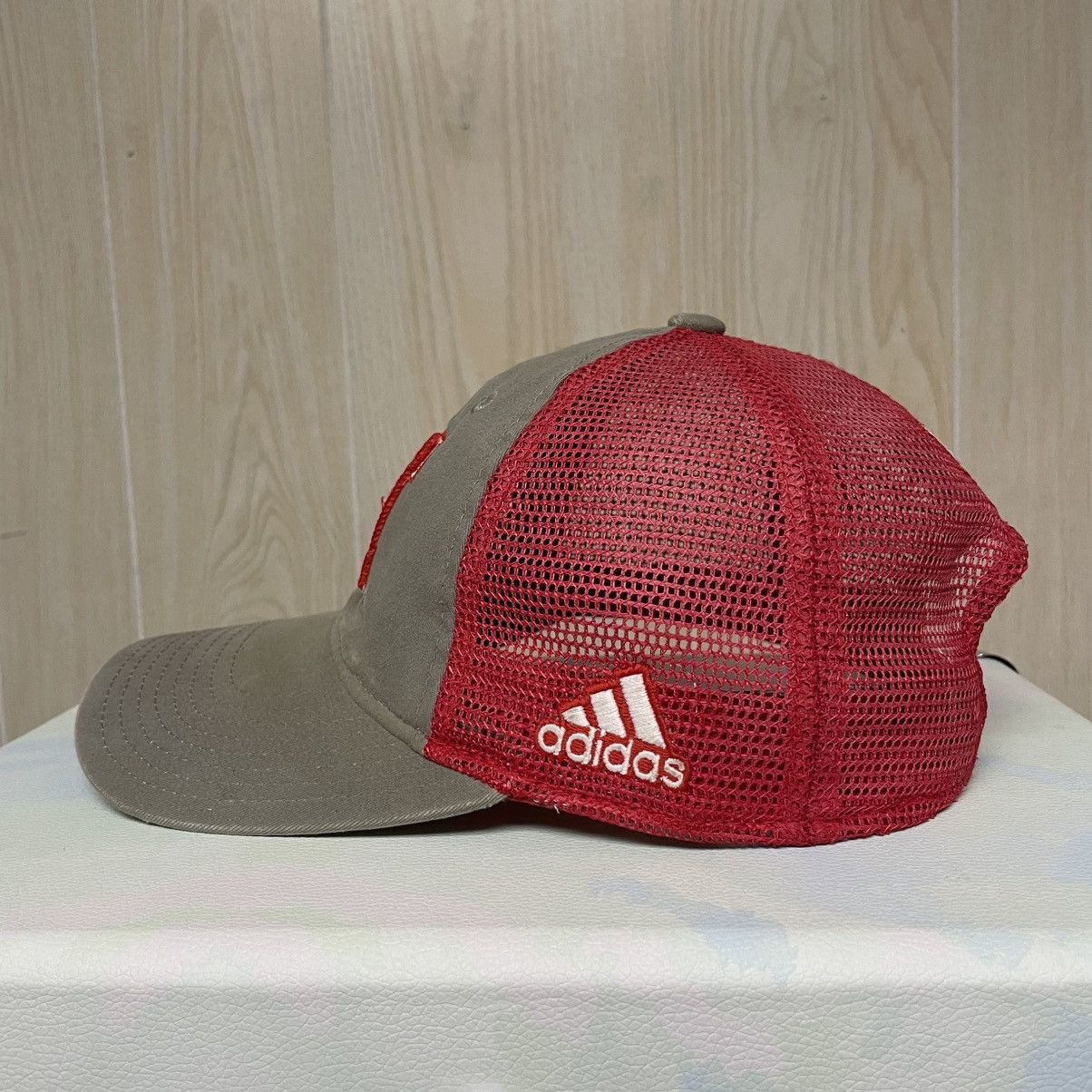 Adidas Adidas Nebraska Huskers Adjustable Trucker Snapback Hat Size ONE SIZE - 2 Thumbnail