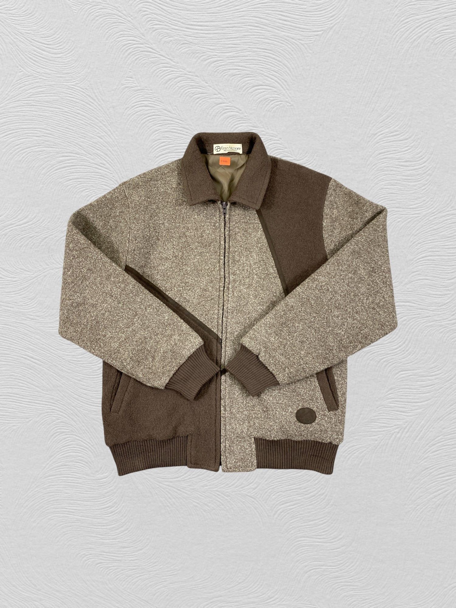 Japanese Brand Gran Signore Vintage Wool Zipper Jacket- J502 Size US S / EU 44-46 / 1 - 4 Thumbnail