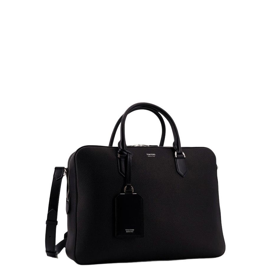 Tom Ford TOM FORD Black Leather Briefcase New And Authentic Size ONE SIZE - 3 Thumbnail