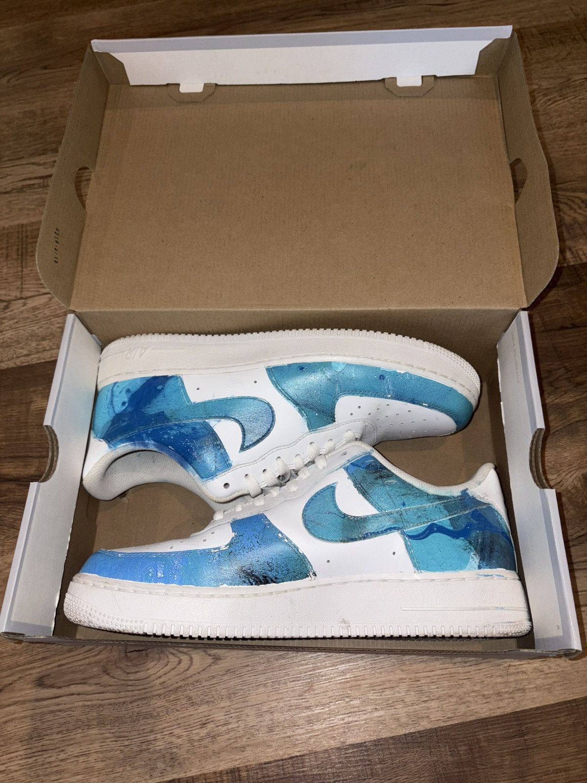 Nike Nike AF1 Customs Size US 11.5 / EU 44-45 - 7 Thumbnail