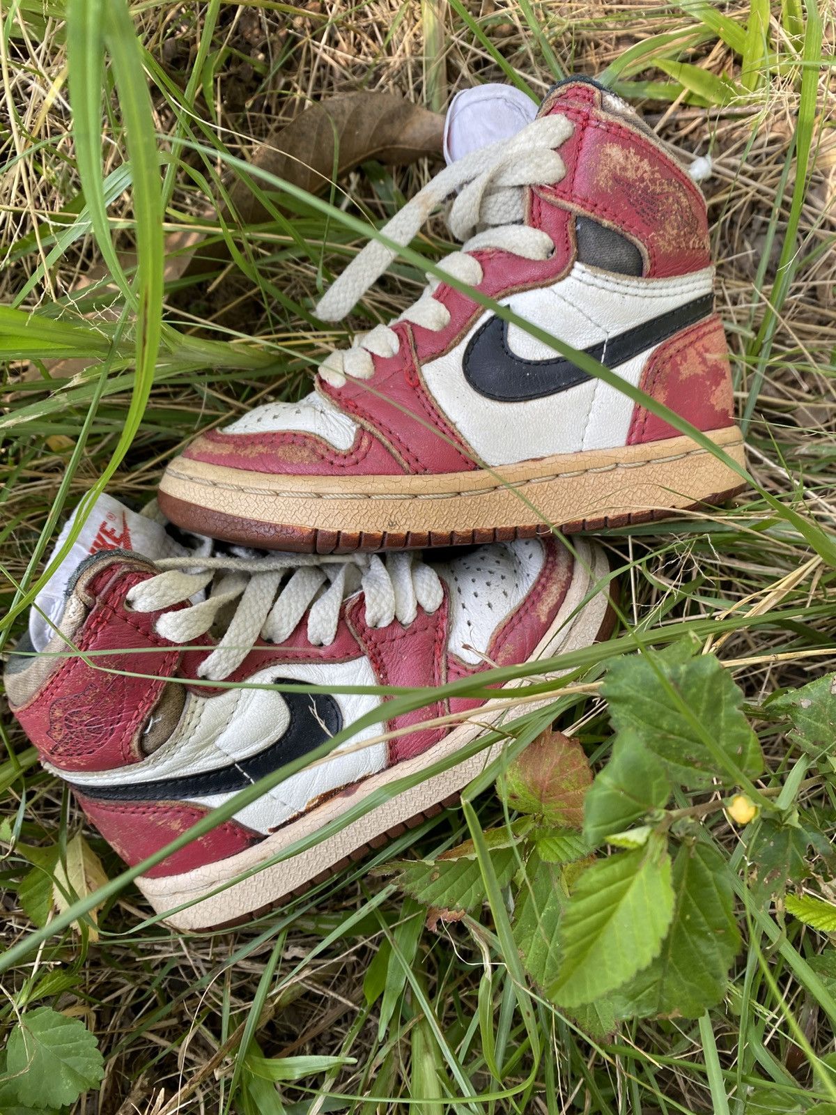 Nike Vintage rare nike AJ1 chicago OG 1985 toddler Size US 5 / EU 37 - 4 Thumbnail