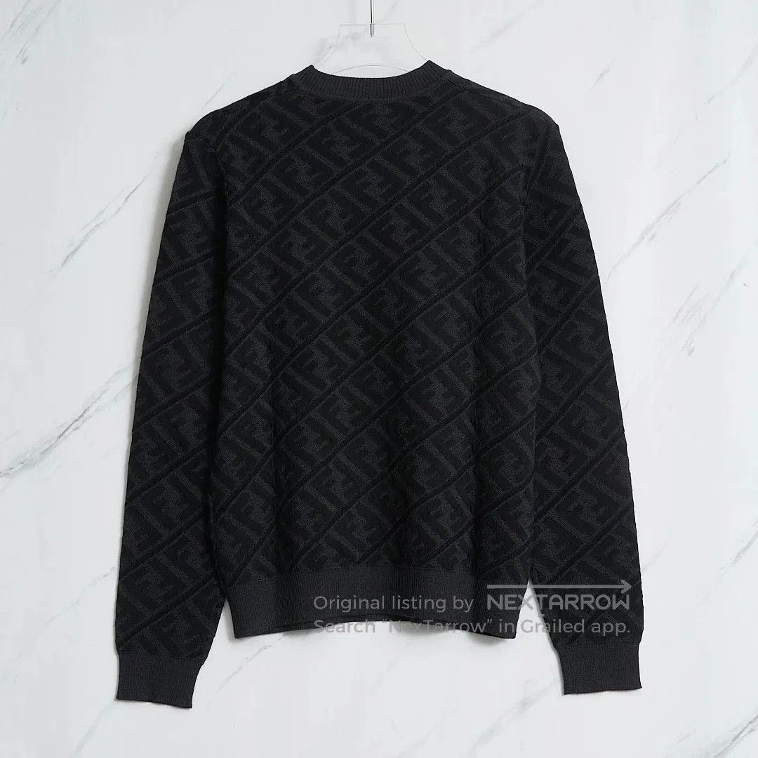 Fendi Fendi Men's FF Embroidered Knit Sweater. Size US S / EU 44-46 / 1 - 3 Thumbnail