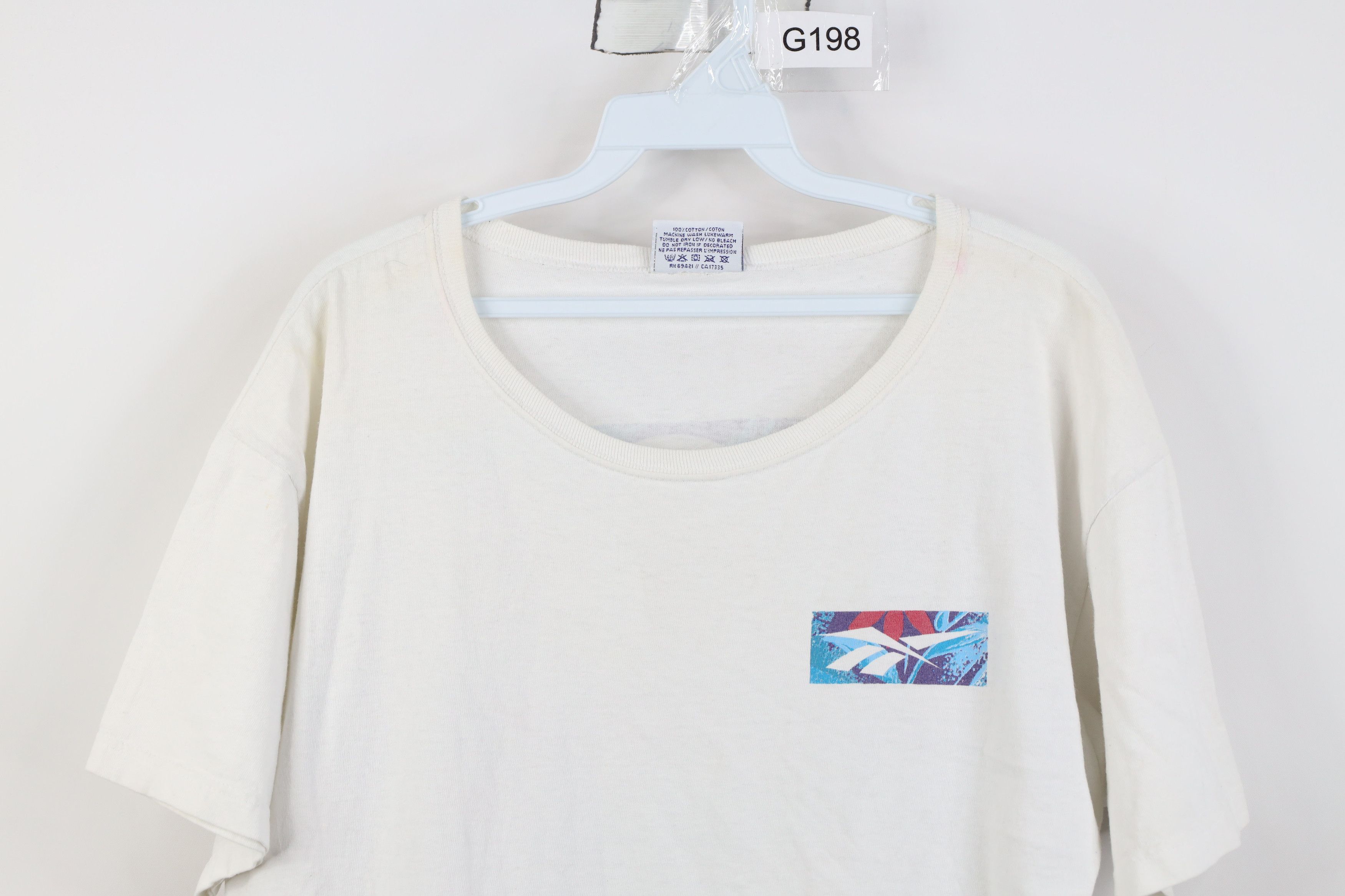 Reebok Vintage 90s Reebok Thank Goodness It's Friday T-Shirt USA Size US M / EU 48-50 / 2 - 2 Thumbnail
