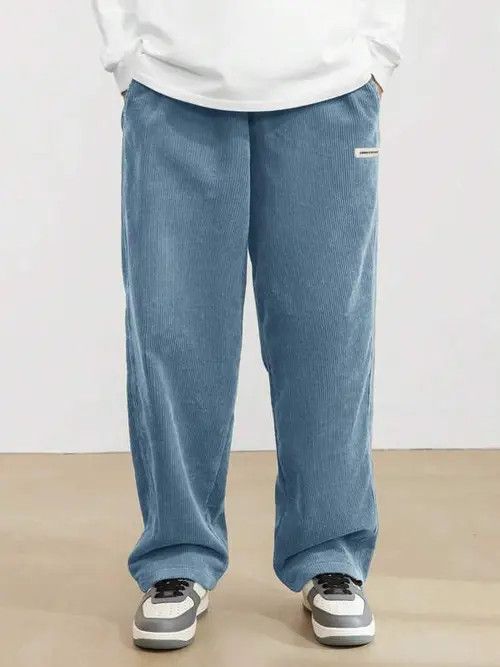 Japanese Brand corduroy Straight-Leg Pants Casual fit trousers Size US 36 / EU 52 - 3 Thumbnail