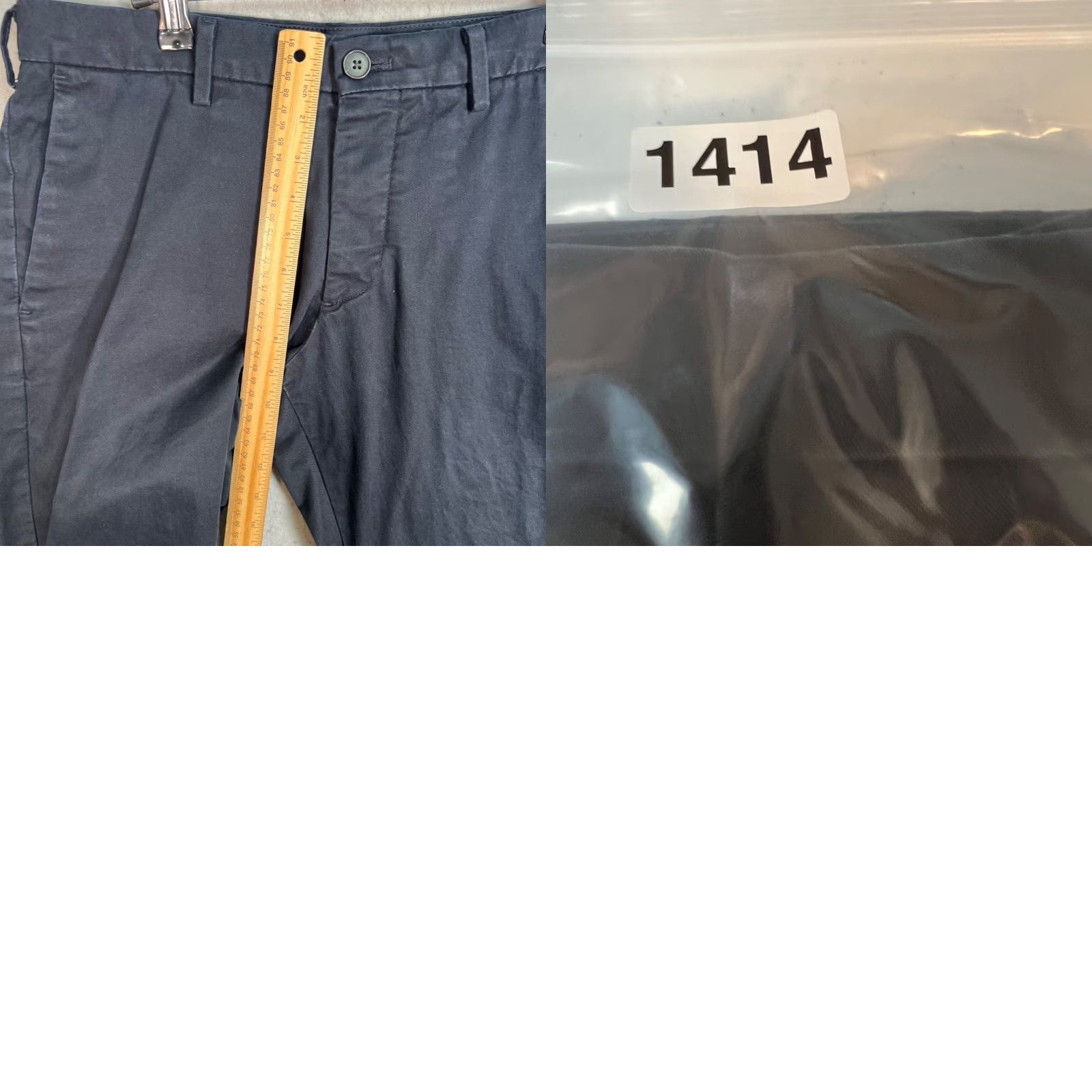 Uniqlo Uniqlo Mens Navy Blue Slim-Fit Chino Pants Size 32 x 36 Cotton Blend Size US 32 / EU 48 - 8 Thumbnail