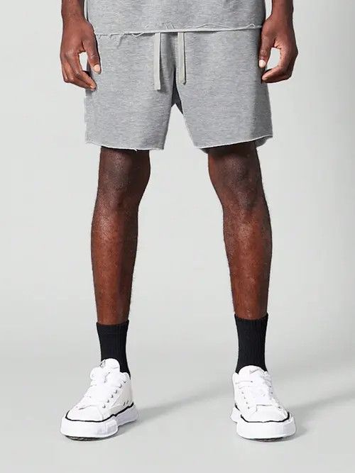Jean Ripped Edge Raw Y2k Shorts drill Size US 32 / EU 48 - 1 Thumbnail