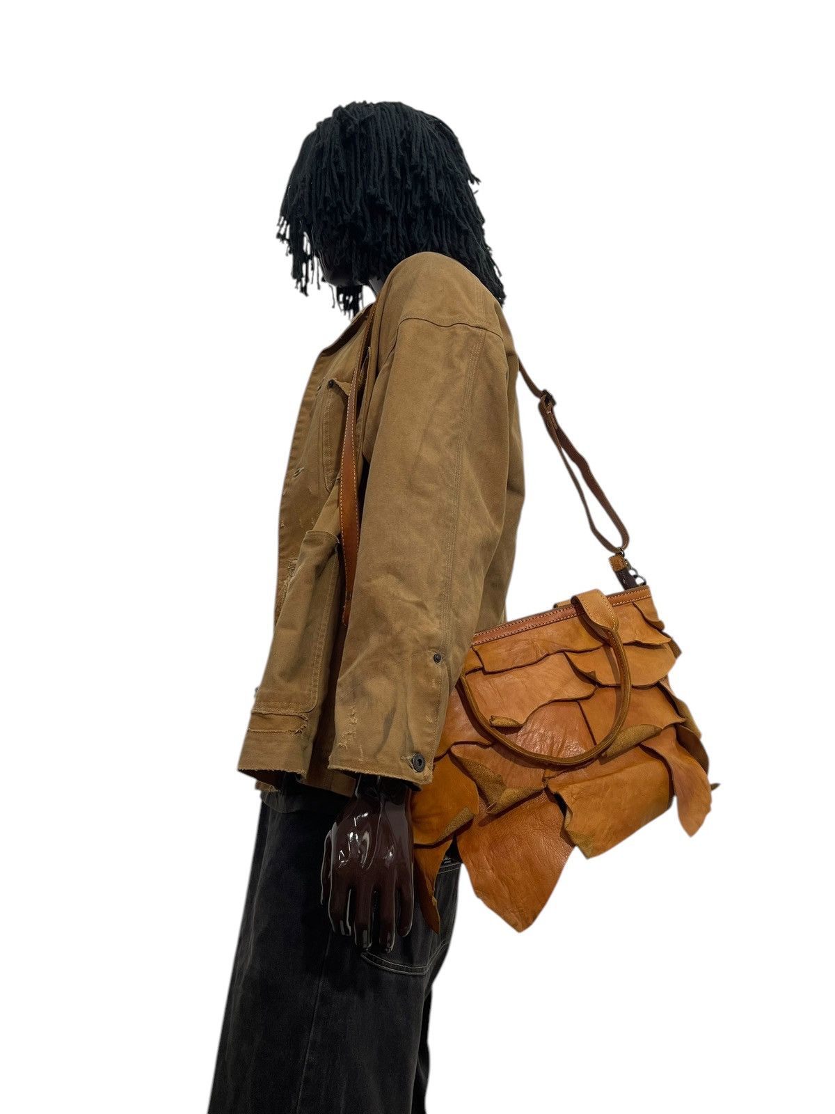 Genuine Leather Full Leather Patina Peaks Peak Japan Tote Shoulder Bag 1🟩7 Size ONE SIZE - 2 Thumbnail