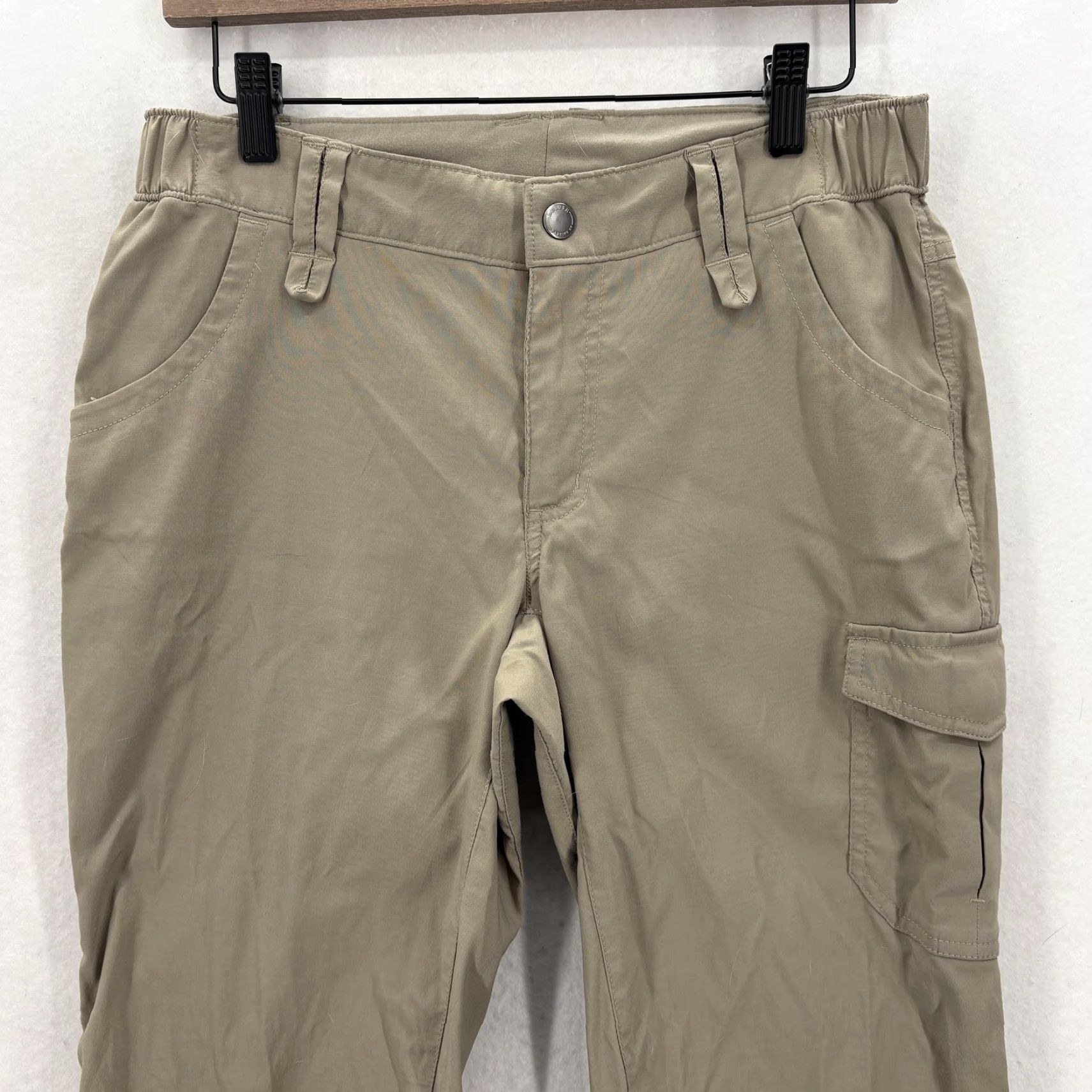 Duluth Trading Company Duluth Pants Womens 6x29 Beige Stretch Convertible Bootcut Flex Dry on the Fly Size 28" / US 6 / IT 42 - 2 Thumbnail