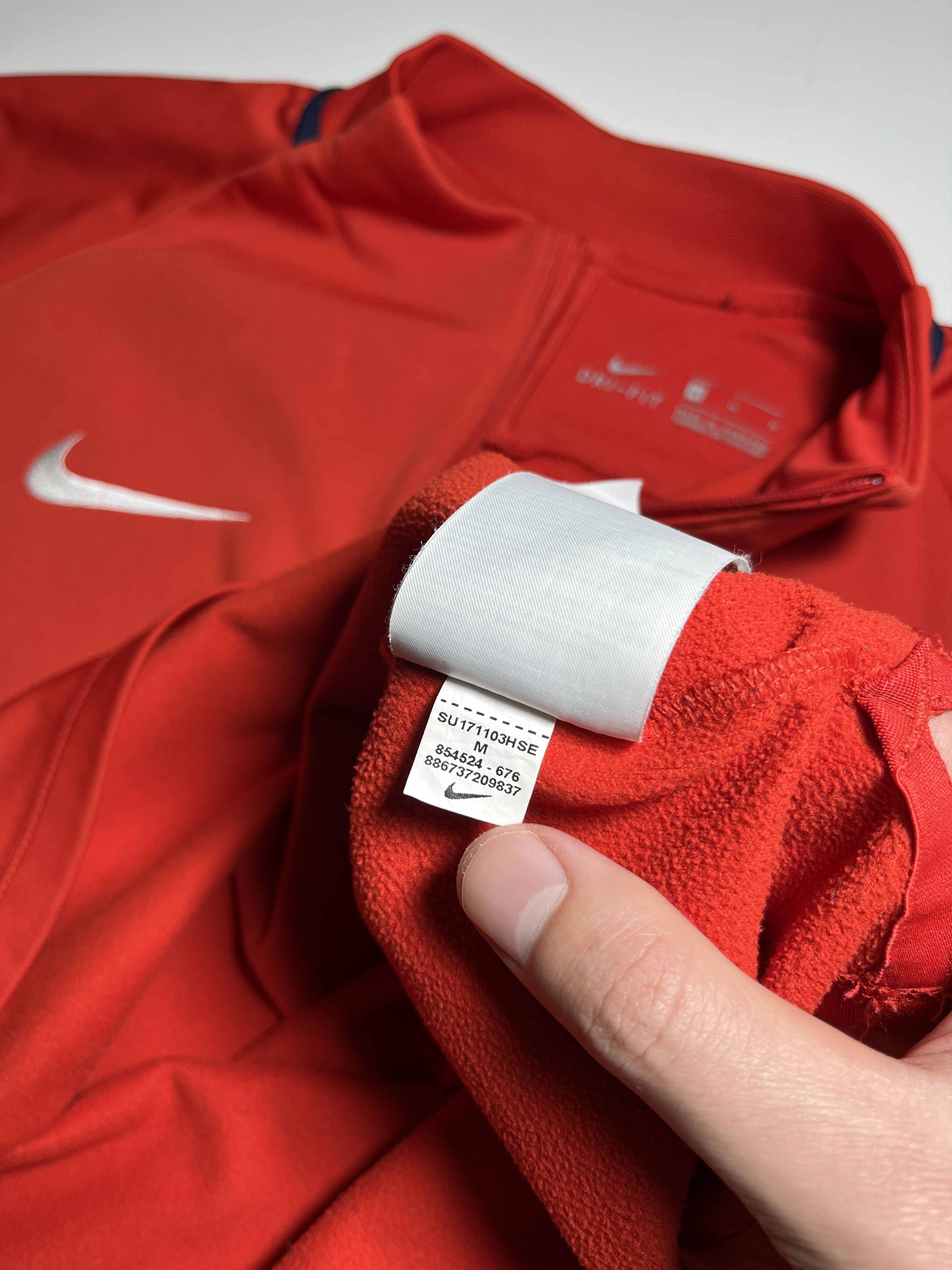 Nike Nike PSG 2017-18 1/4 Zip Training Top Jersey Size M Size US M / EU 48-50 / 2 - 10 Thumbnail