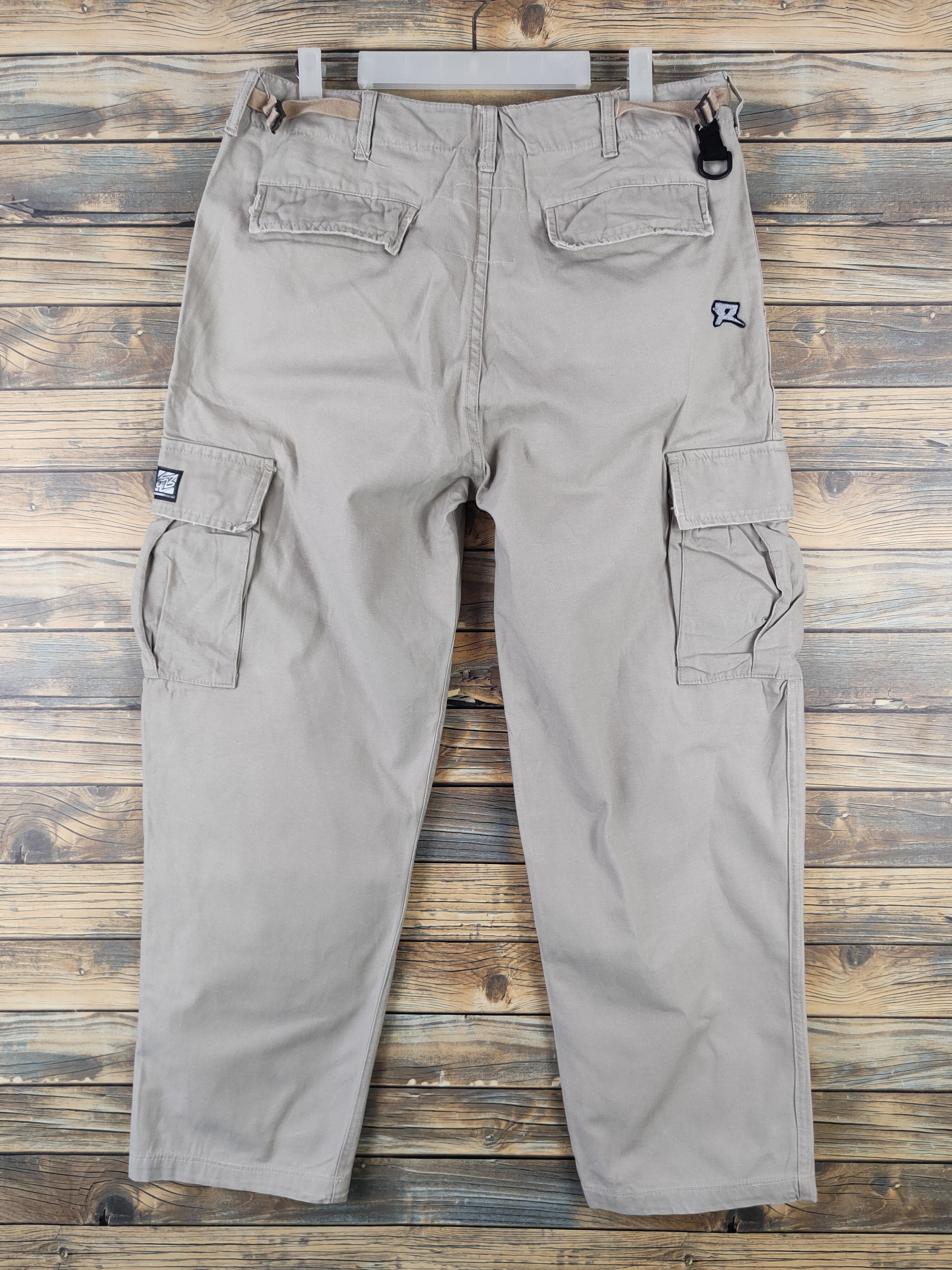 Japanese Brand DL Rub Beige Multipocket Tactical Cargo Pants #1960 Size US 32 / EU 48 - 8 Thumbnail