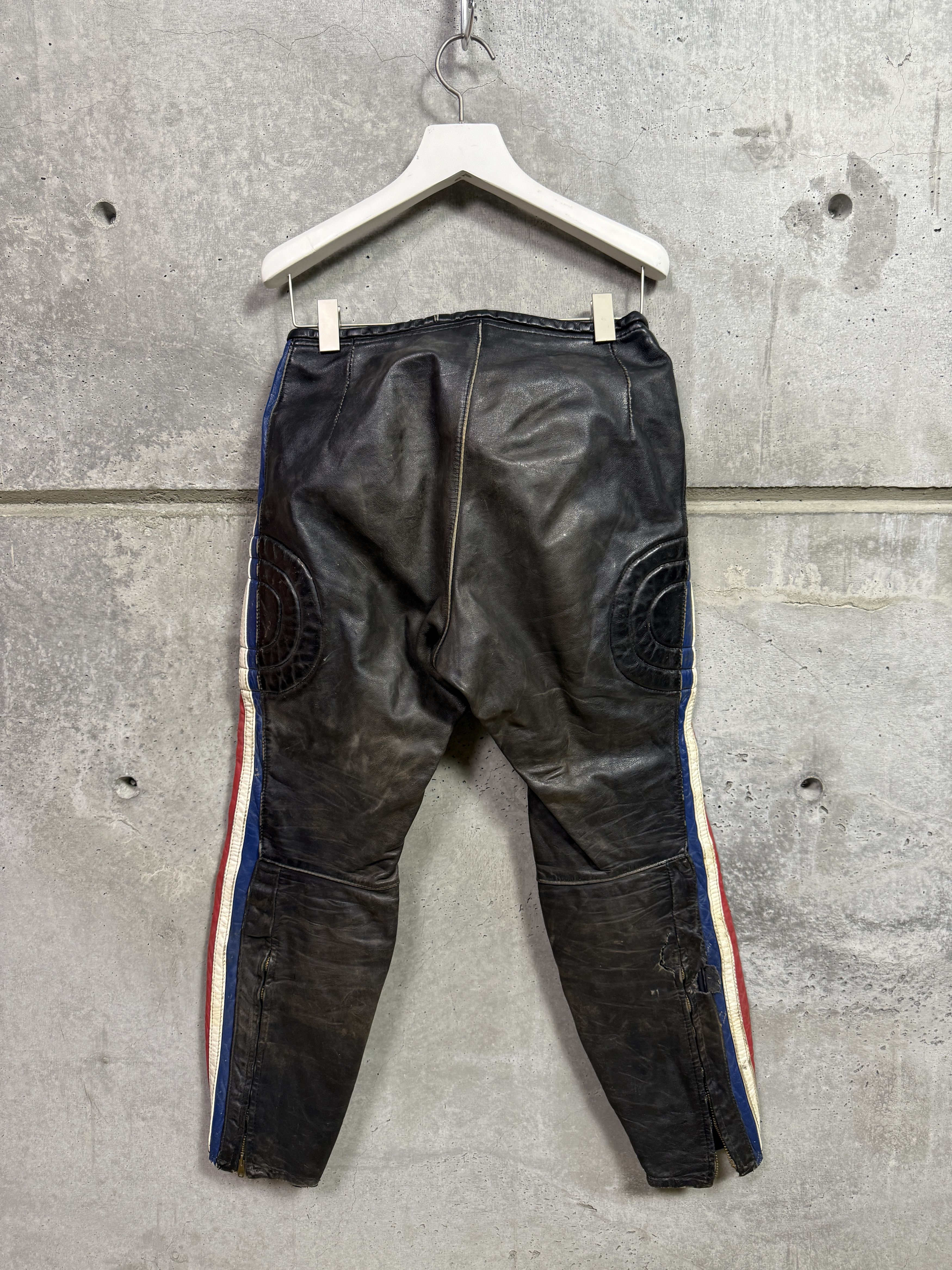 Vintage Vintage Bill Walters Leather Motorcycle Pants Size US 28 / EU 44 - 2 Thumbnail