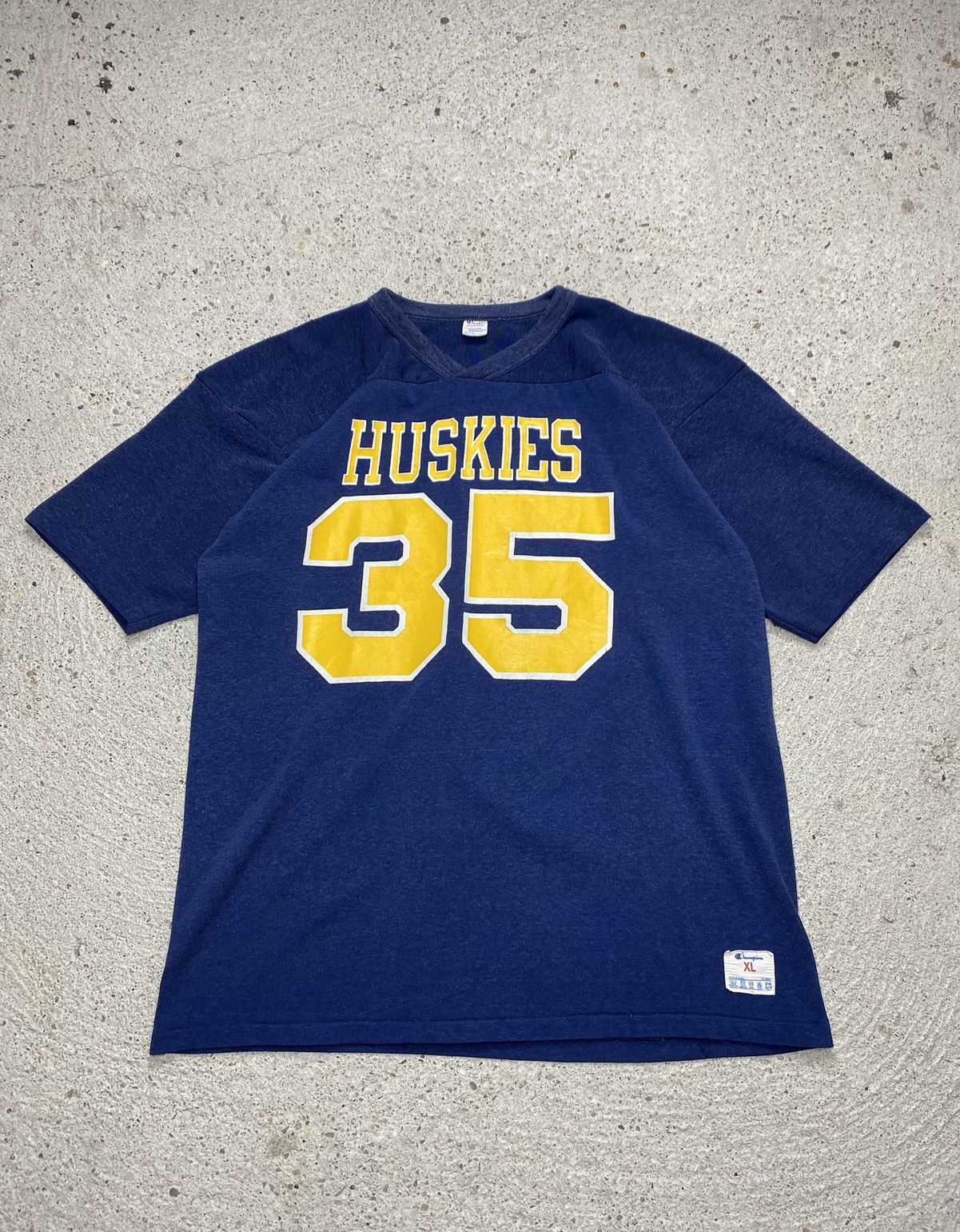 Champion Vintage champion jersey oversized 80s huskies retro baseball Size US XL / EU 56 / 4 - 1 Thumbnail
