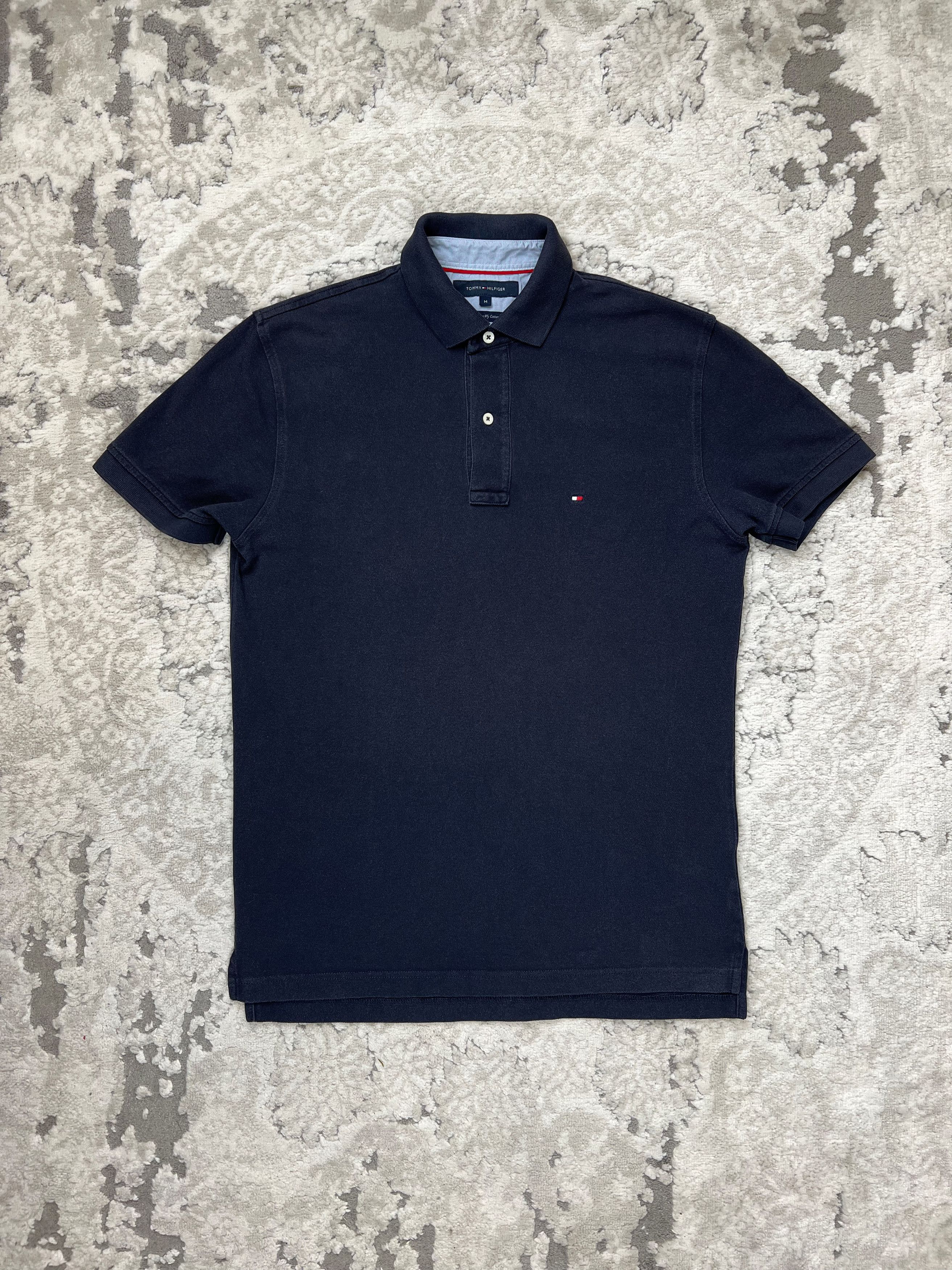 Tommy Hilfiger Tommy Hilfiger Polo Shirt Navy 40's Two Ply Cotton M-L Size US M / EU 48-50 / 2 - 1 Thumbnail