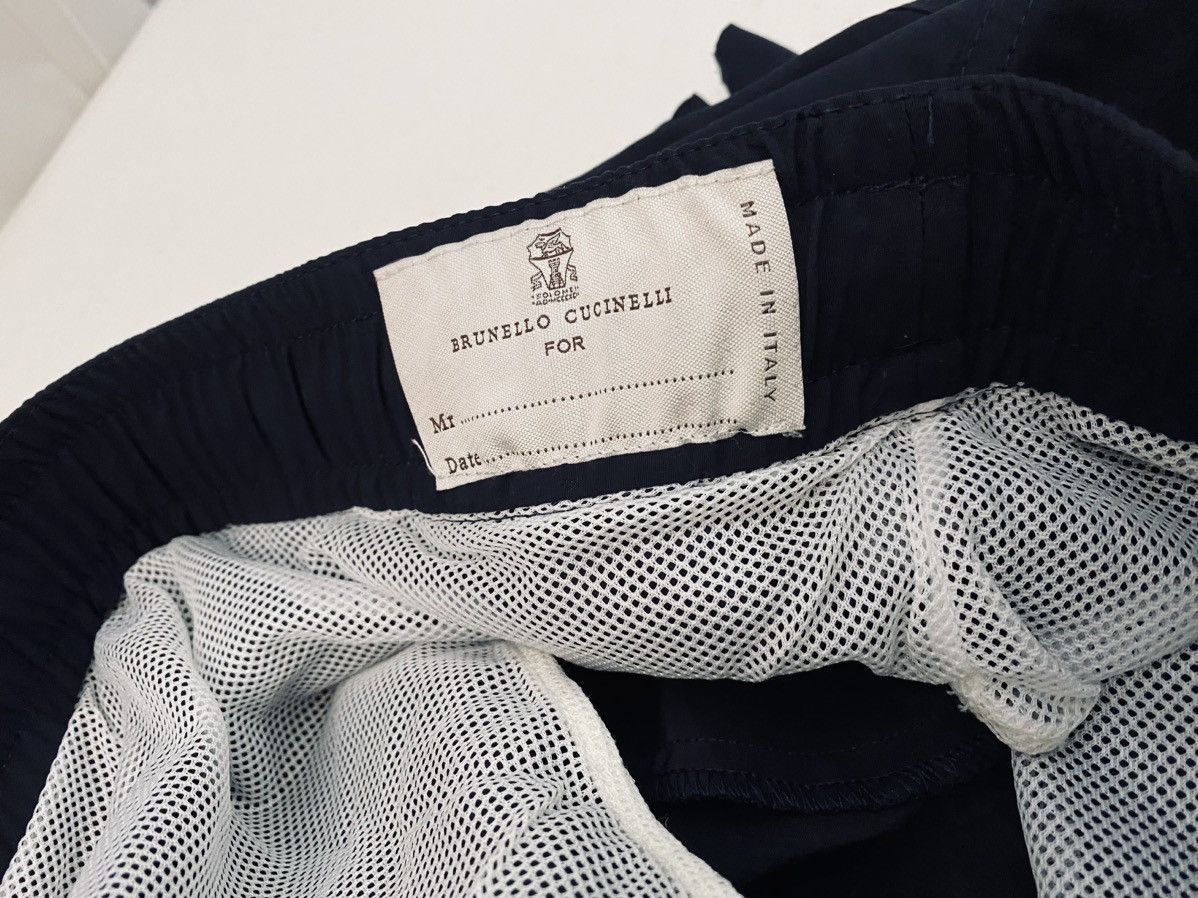 Brunello Cucinelli Brunello Cucinelli 🇮🇹 Dark Blue Resort Swim Shorts XL NWT Size US 38 / EU 54 - 3 Thumbnail