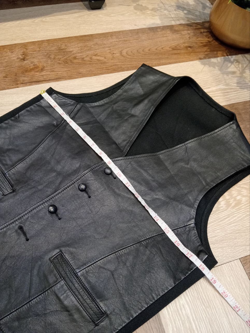 Leather JAPANESE COWHIDE LEATHER VEST JACKET Size US S / EU 44-46 / 1 - 9 Thumbnail