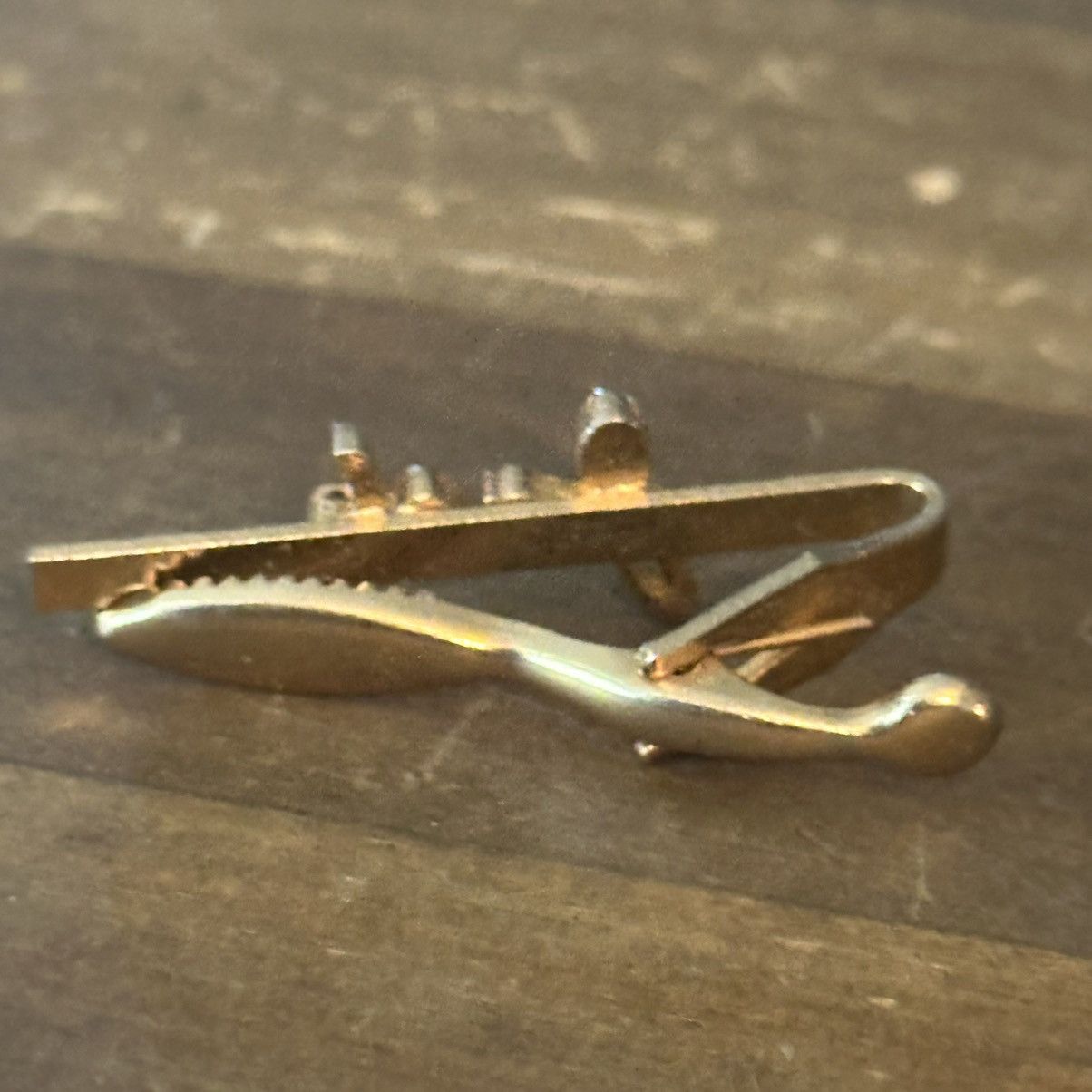 Vintage Vintage gold tone Jack tie clip Size ONE SIZE - 2 Thumbnail