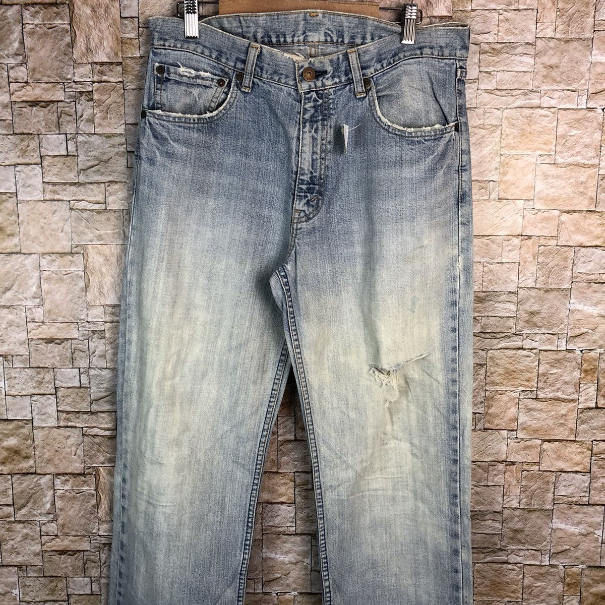 Levi's Levis vintage ripped Blue Denim Pants #A607 Size US 33 - 5 Thumbnail