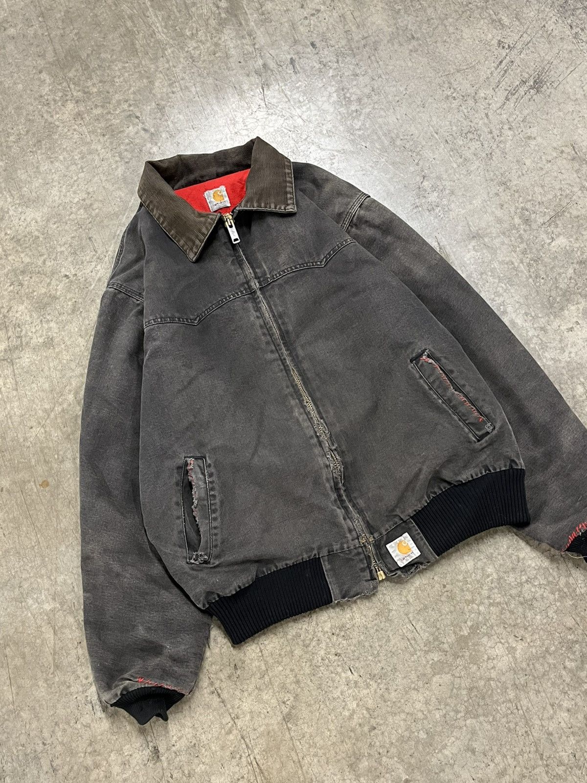 Carhartt × Vintage Carhartt Santa Fe vintage sun faded boxy fit rare hype Size US XL / EU 56 / 4 - 2 Thumbnail