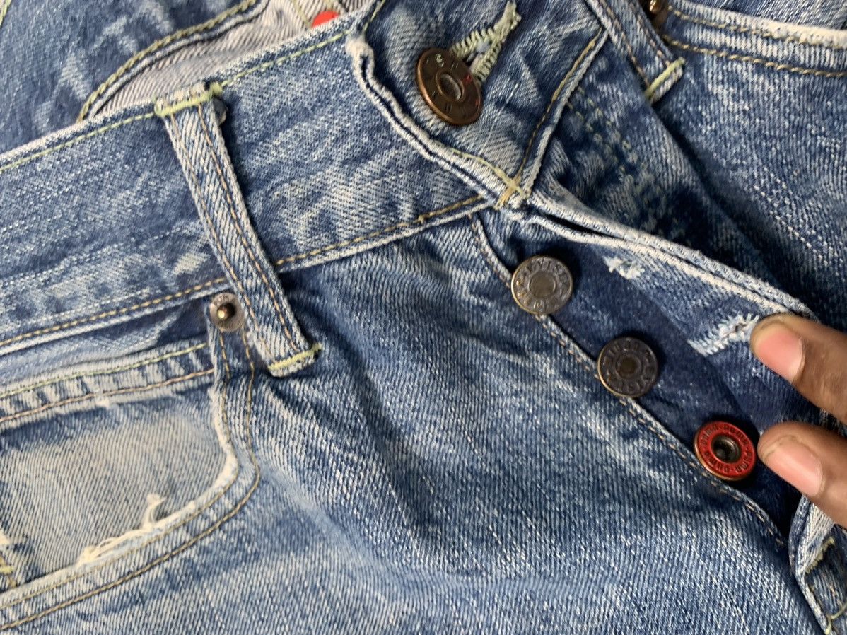 Evisu Vintage Evisu x puma skinny fit denim altered length Size US 32 / EU 48 - 6 Thumbnail