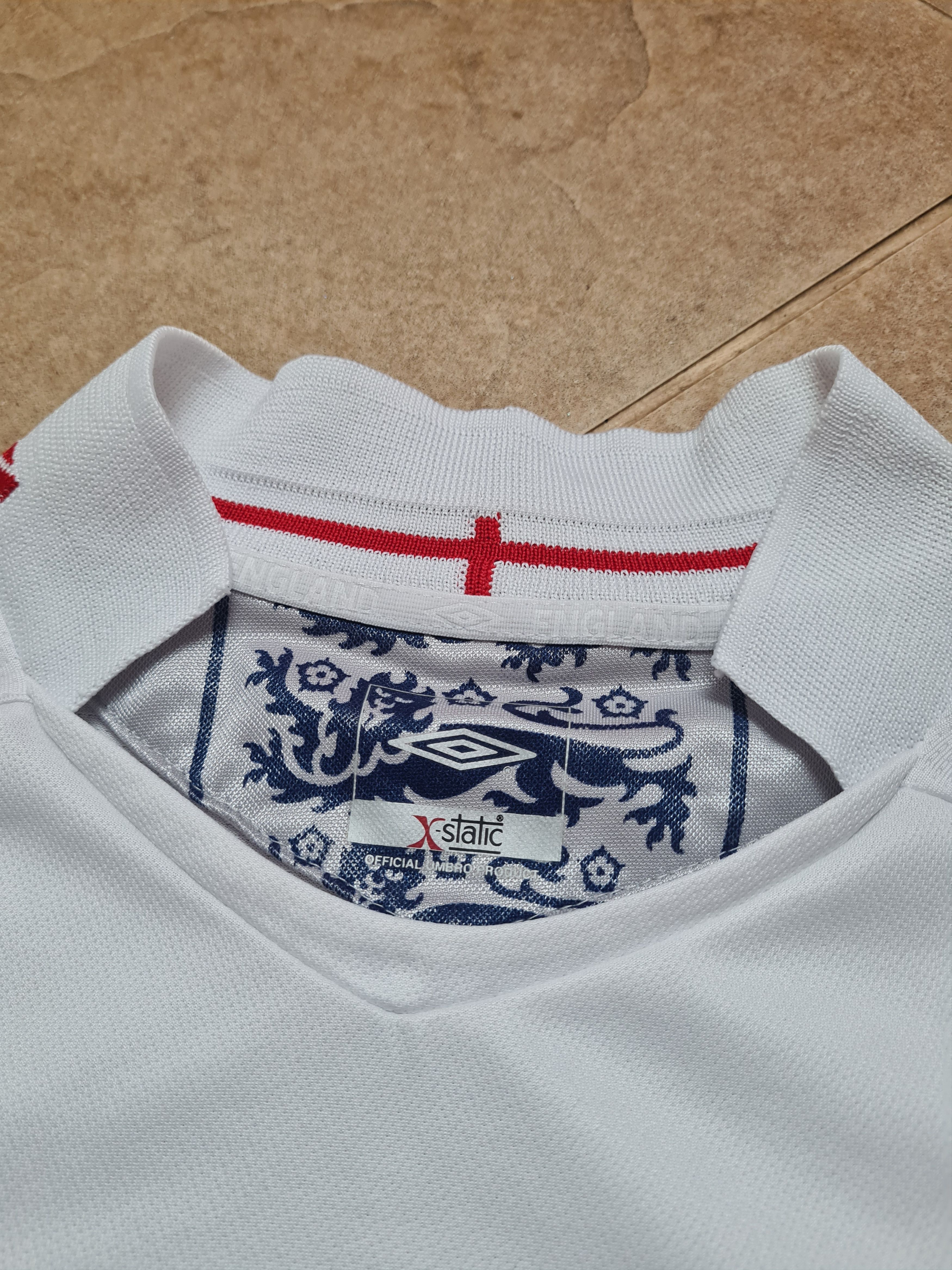 Umbro Vintage Jersey Umbro England 2005 - 2007 home soccer shirt L Size US L / EU 52-54 / 3 - 14 Thumbnail