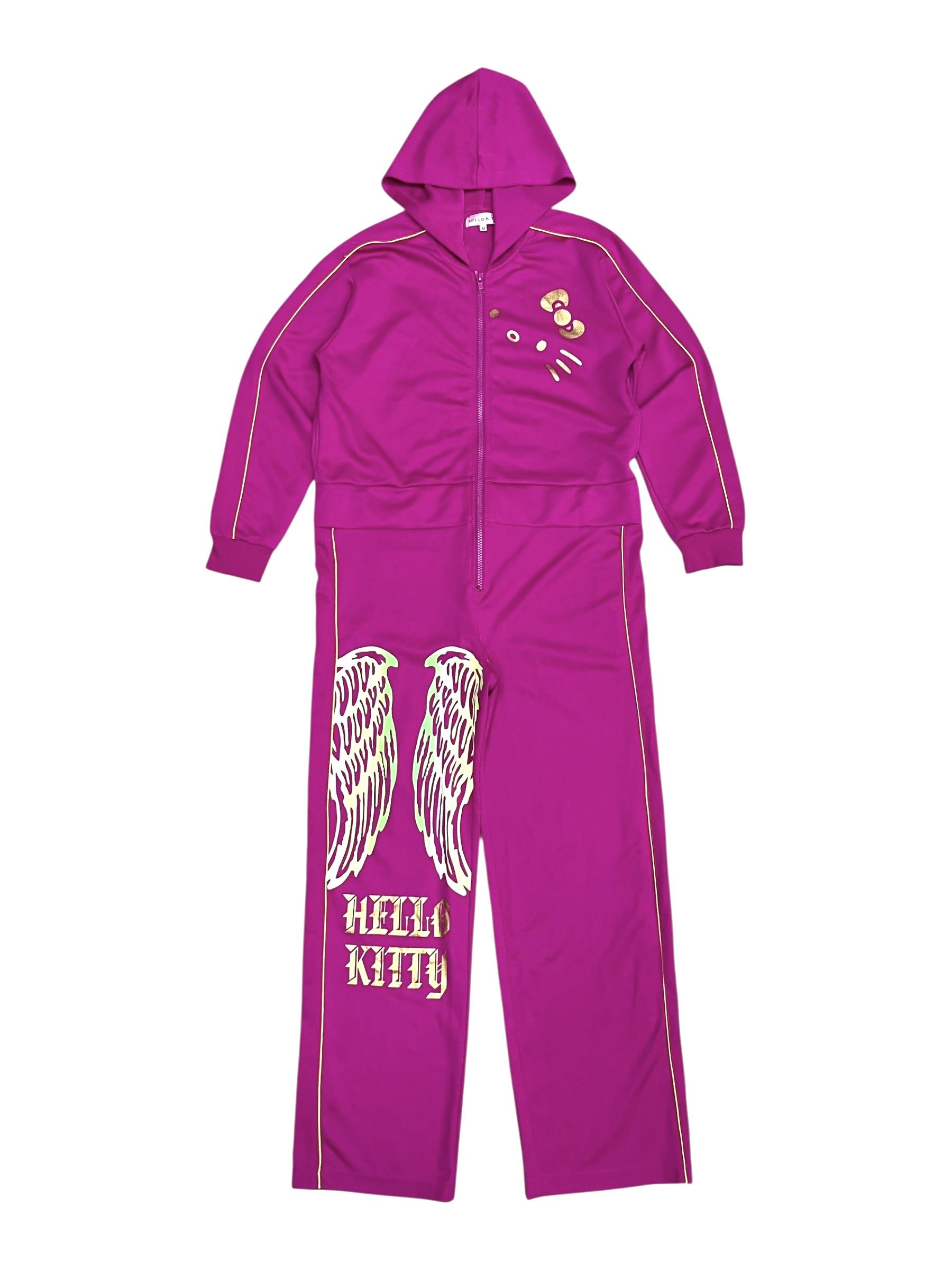 Anime DOPE💖 Y2K Hello Kitty Angel Wings Hoodie Jumpsuit © 2009 Size 27" / US 4 / IT 40 - 4 Thumbnail