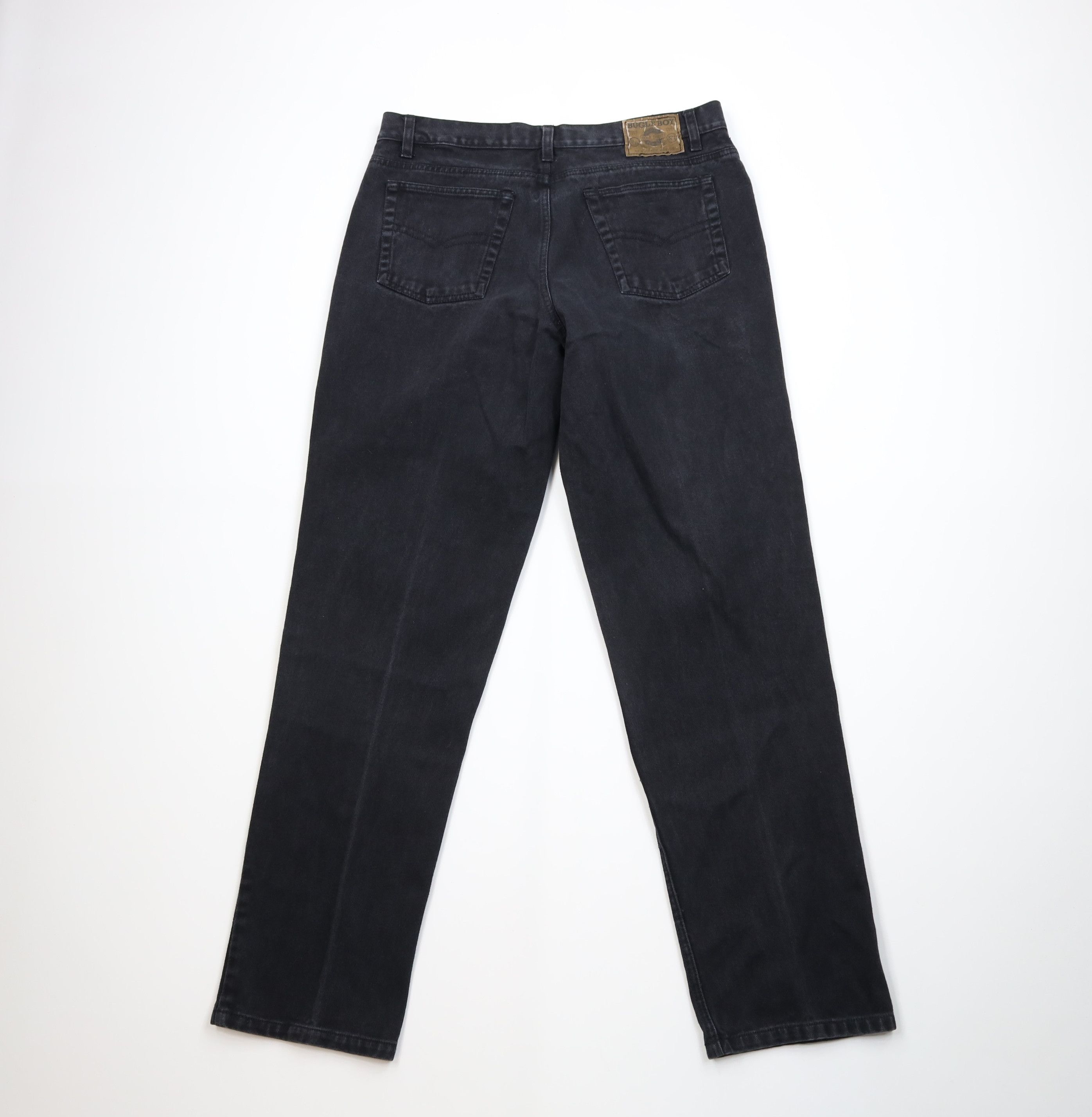 Vintage Vintage 90s Streetwear Relaxed Fit Tapered Leg Jeans Black Size US 34 / EU 50 - 11 Thumbnail