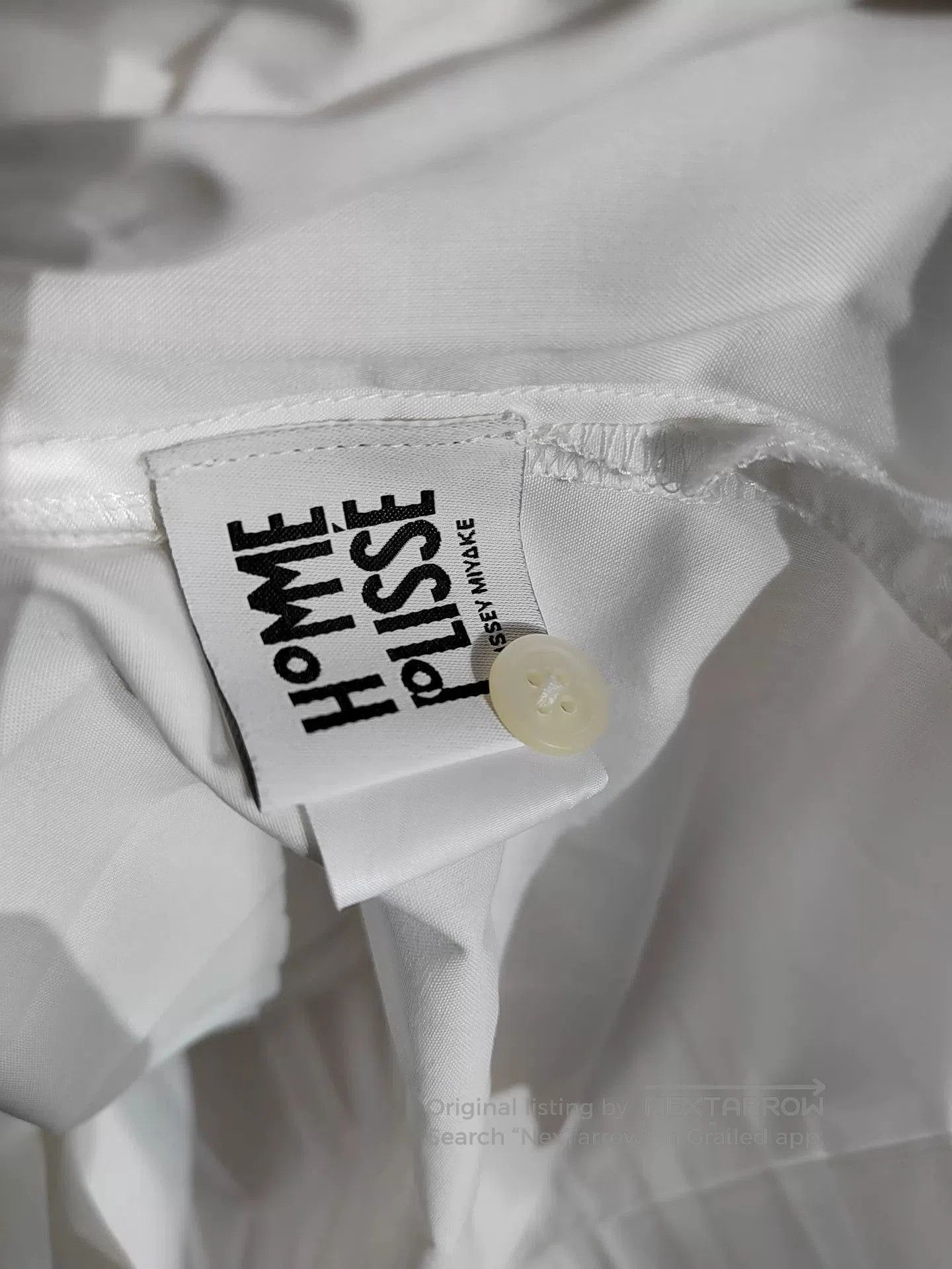 Issey Miyake Issey Miyake Pleated White Shirt. Size L / US 10 / IT 46 - 4 Thumbnail