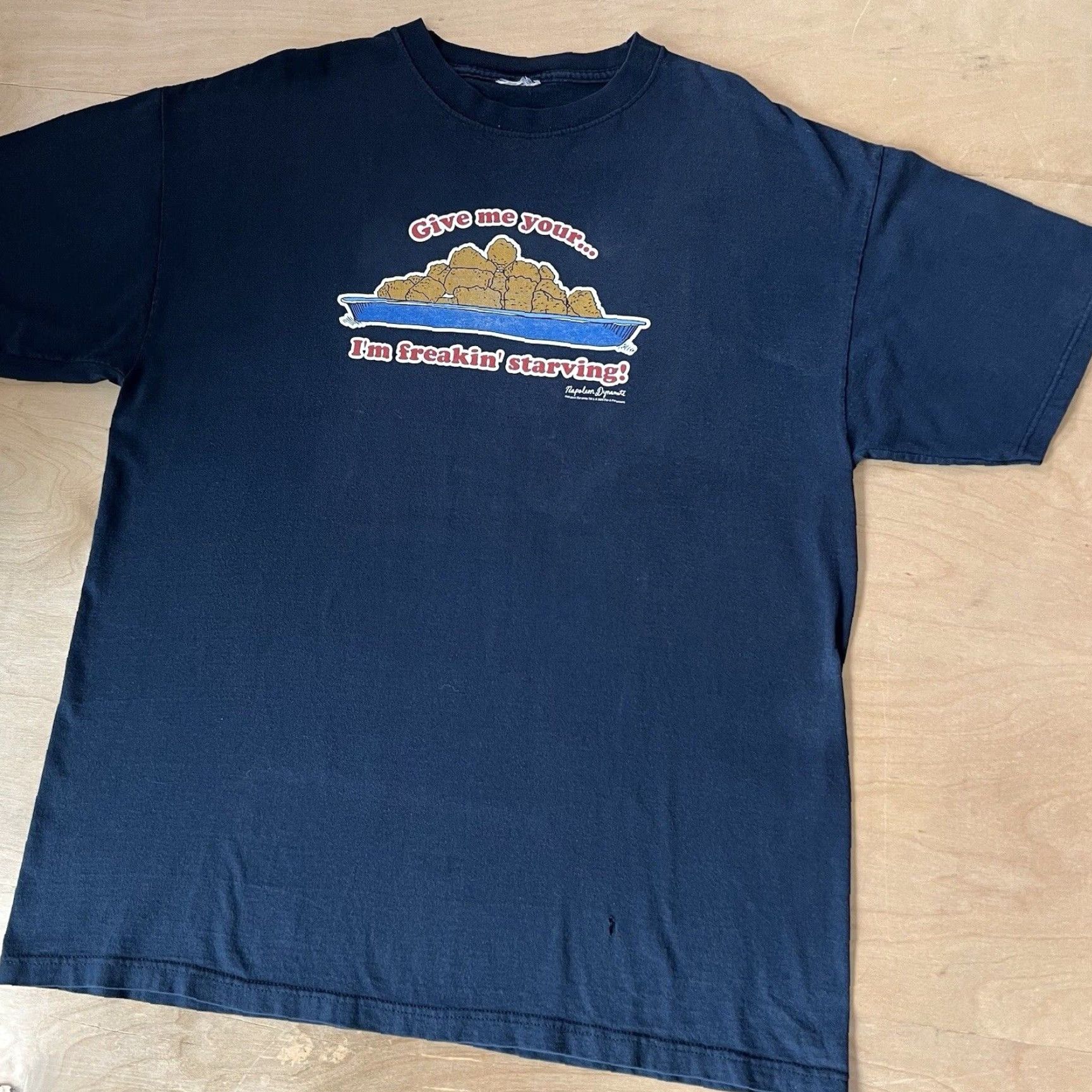 Vintage VINTAGE Napoleon Dynamite Shirt XL Navy Y2K Comedy Movie Logo Graphic Short Sleeve Mens US 90s Size US XL / EU 56 / 4 - 8 Thumbnail