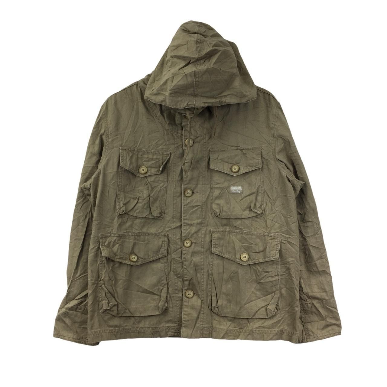 Vintage Vtg RUSSK SKATEBOARD Hip Hop Tactical Jacket Trench Coat Size US M / EU 48-50 / 2 - 1 Thumbnail