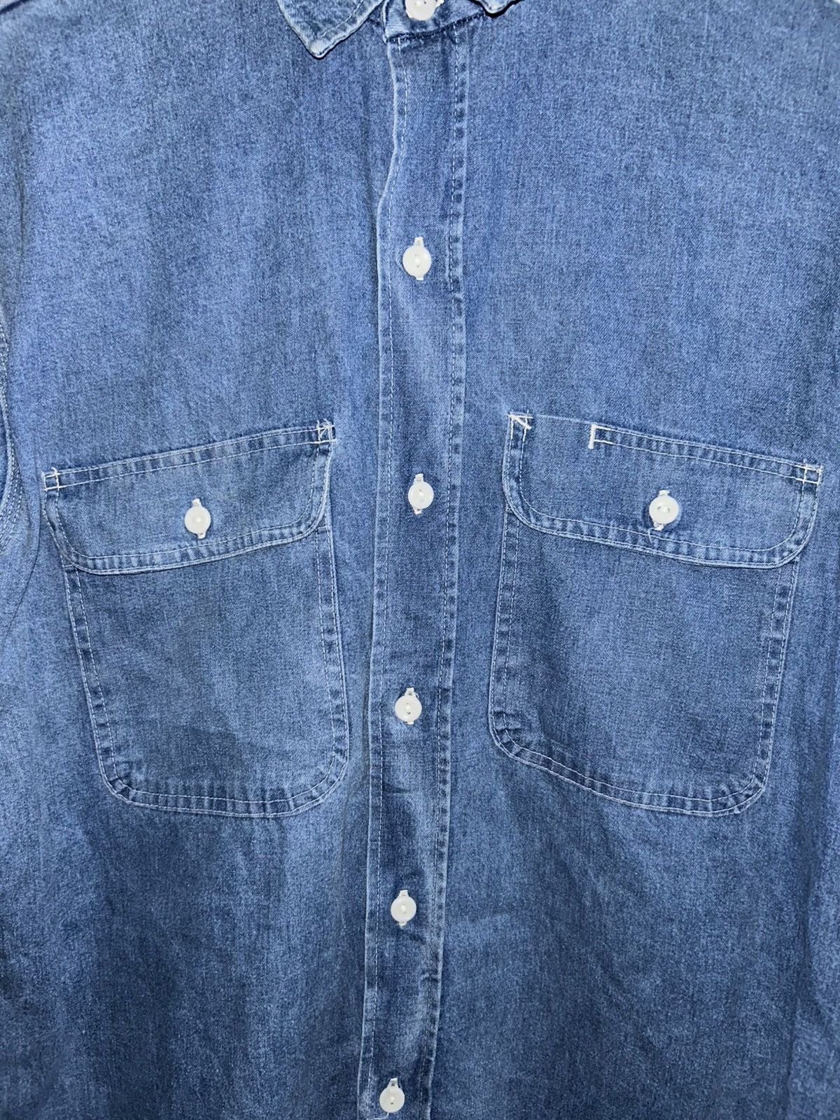 Sugar Cane Selvedge Denim Work Shirt Size US XL / EU 56 / 4 - 13 Thumbnail