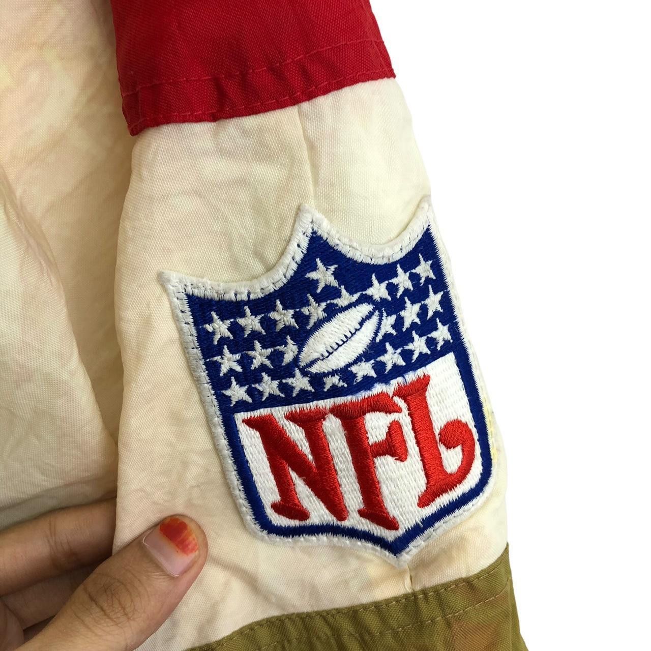NFL Vintage SAN FRANCISCO 49ers NFL Proline Apex Distress Jacket Size US L / EU 52-54 / 3 - 6 Thumbnail